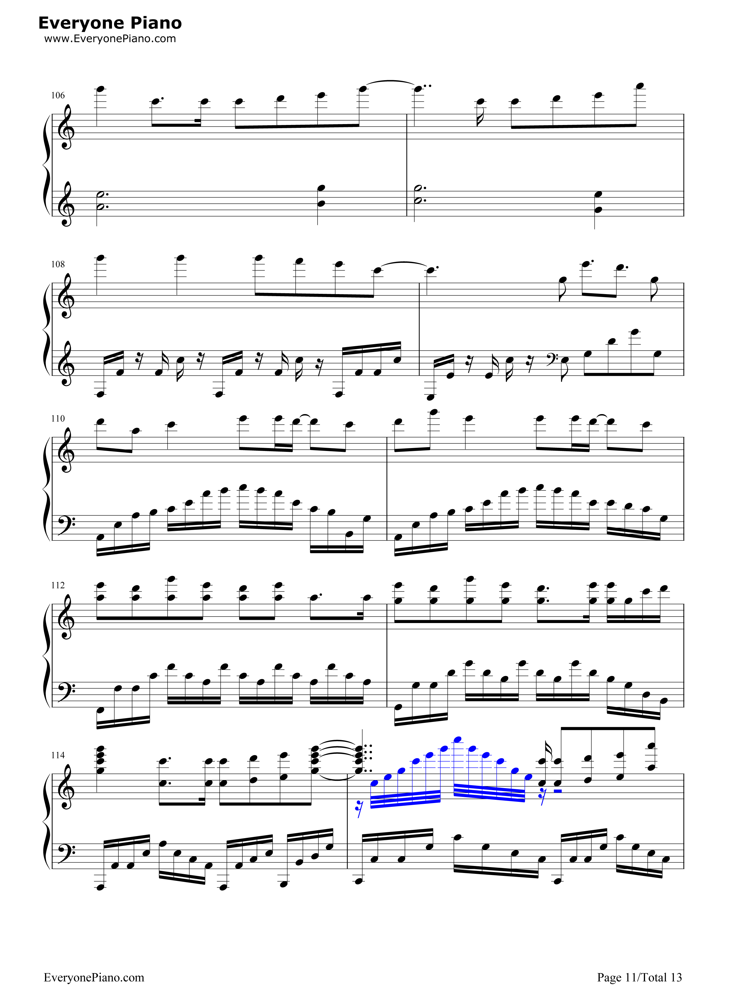 季节は次々死んでいく钢琴谱-amazarashi11