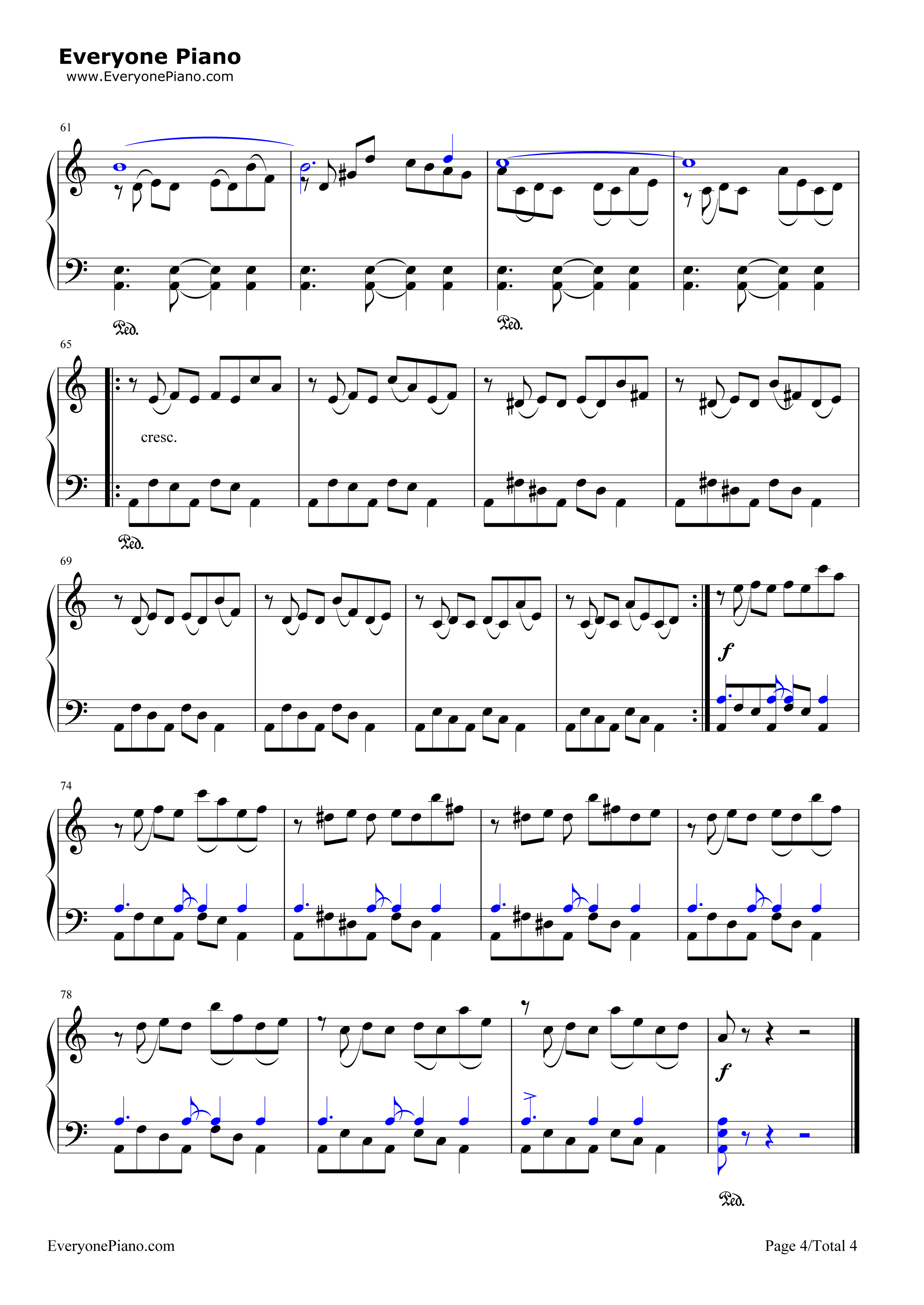 自由探戈钢琴谱-皮亚佐拉（Astor Piazzolla）4