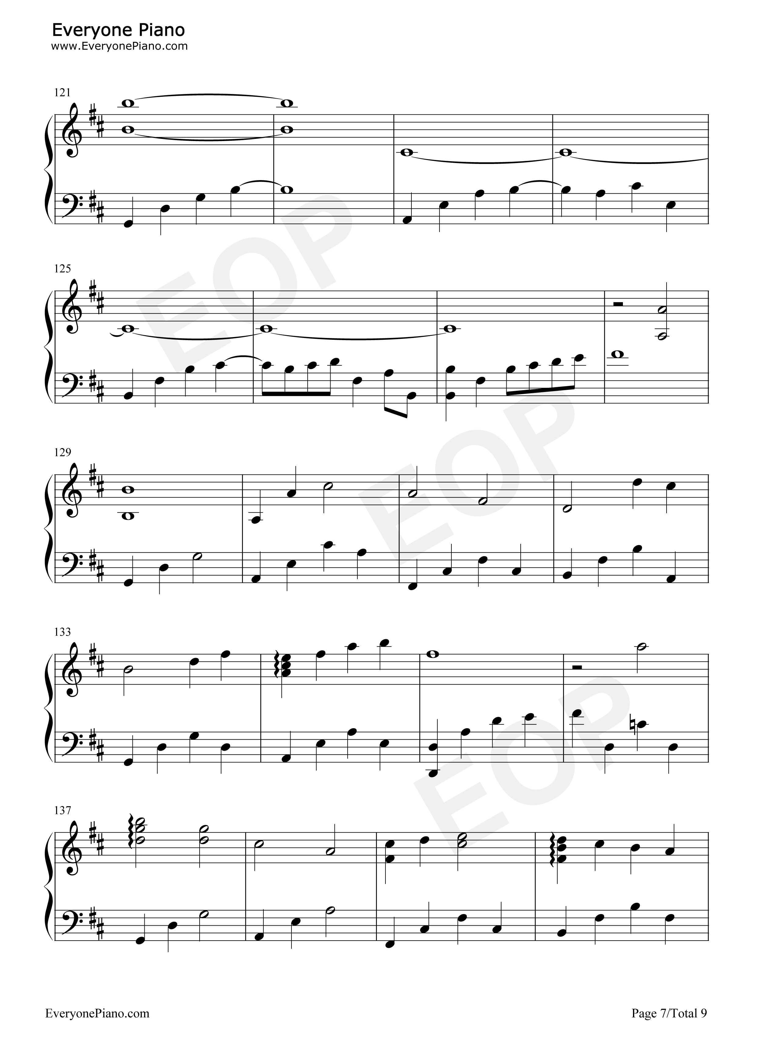 夏に花が散る钢琴谱-羽肿7