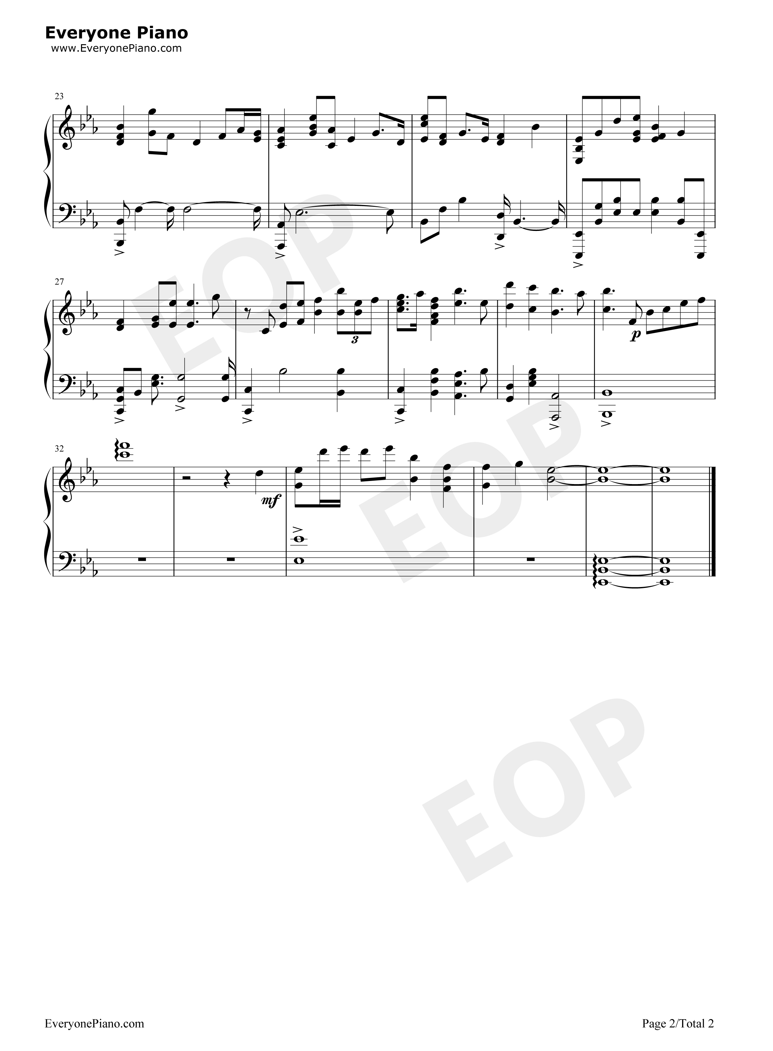Violet's Letter钢琴谱-Evan Call2