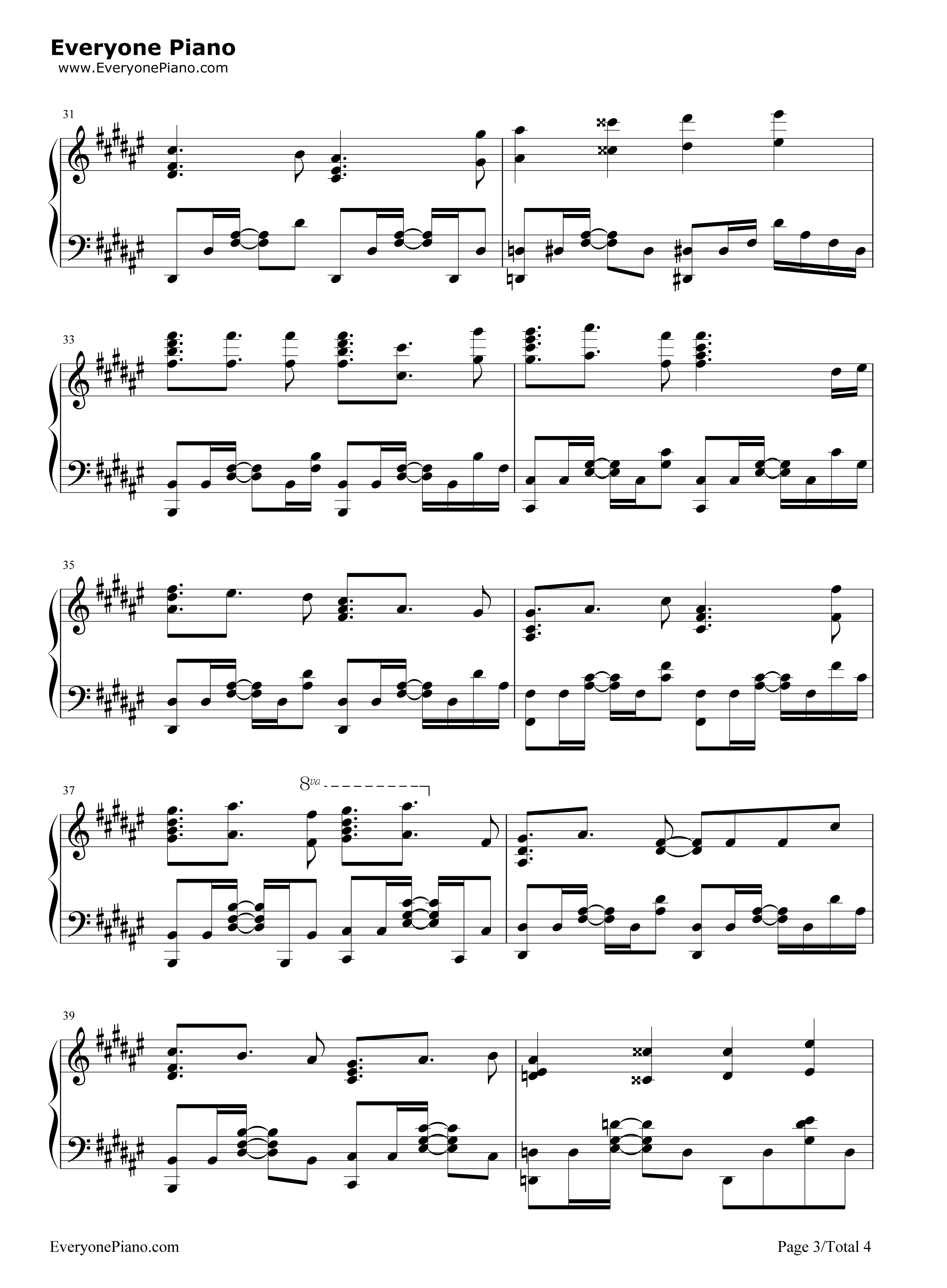 だから僕は僕を手放す钢琴谱-WEAVER3