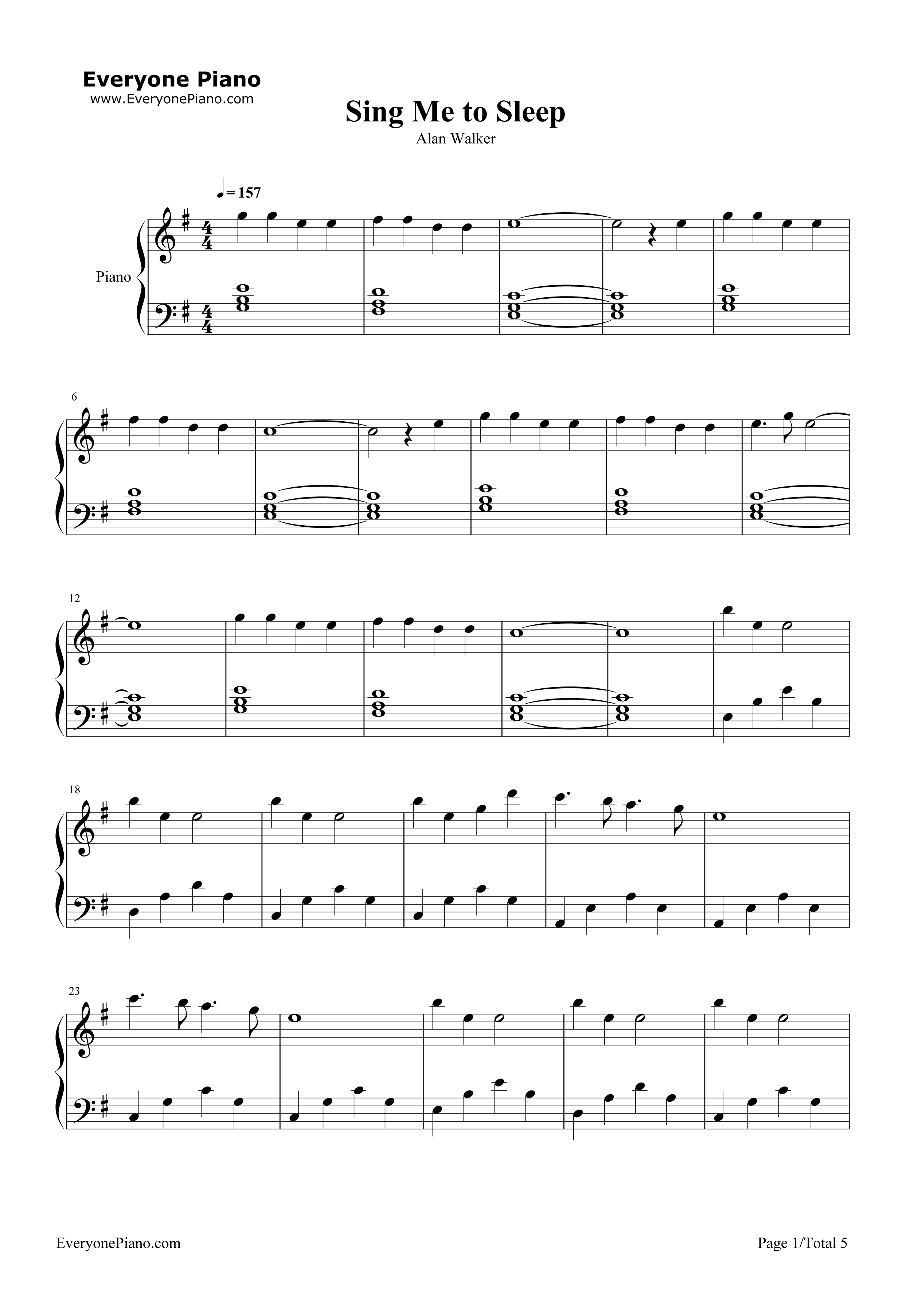 Sing Me to Sleep钢琴谱-Alan Walker1