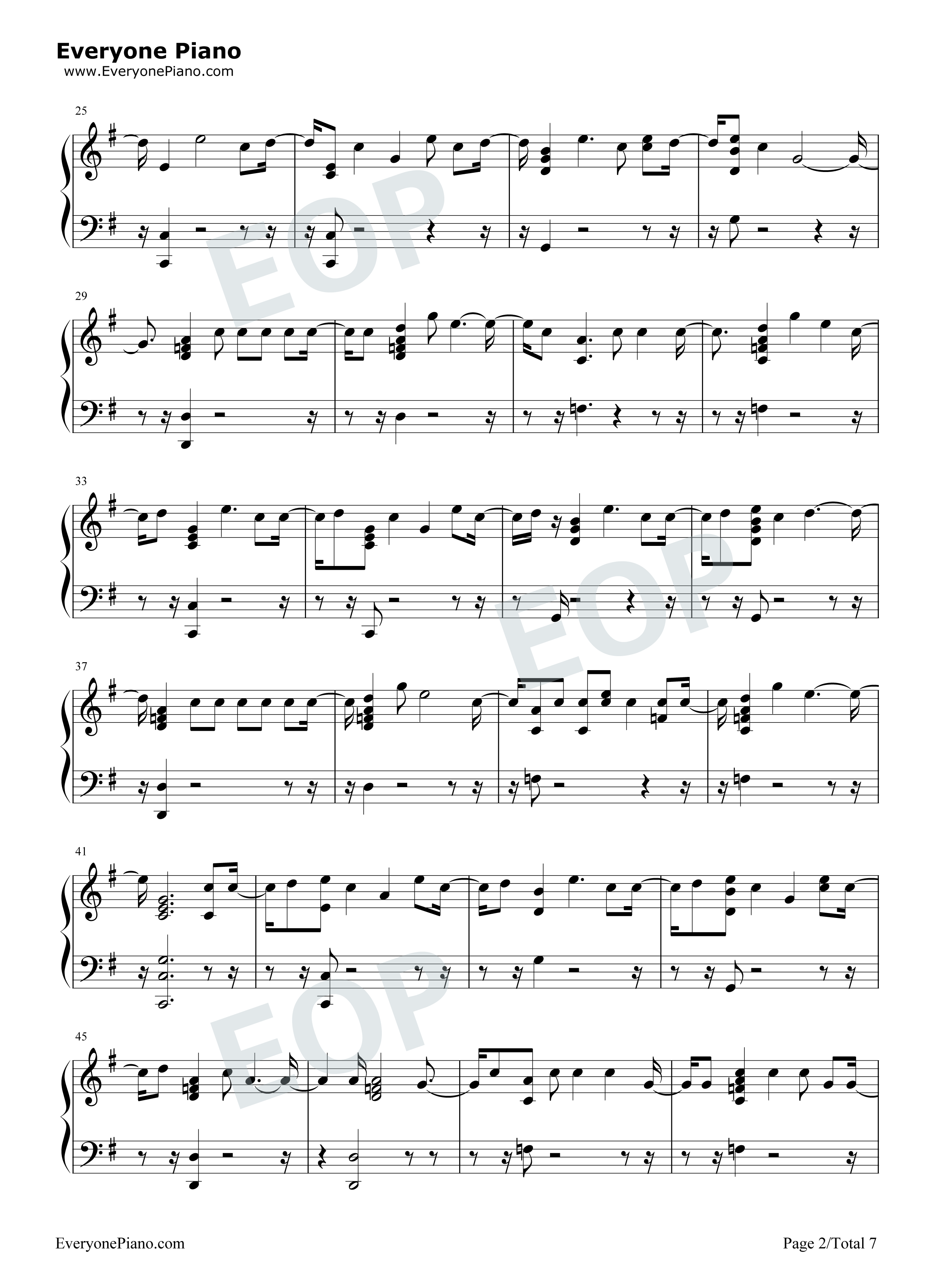 Getaway Car钢琴谱-Taylor Swift2