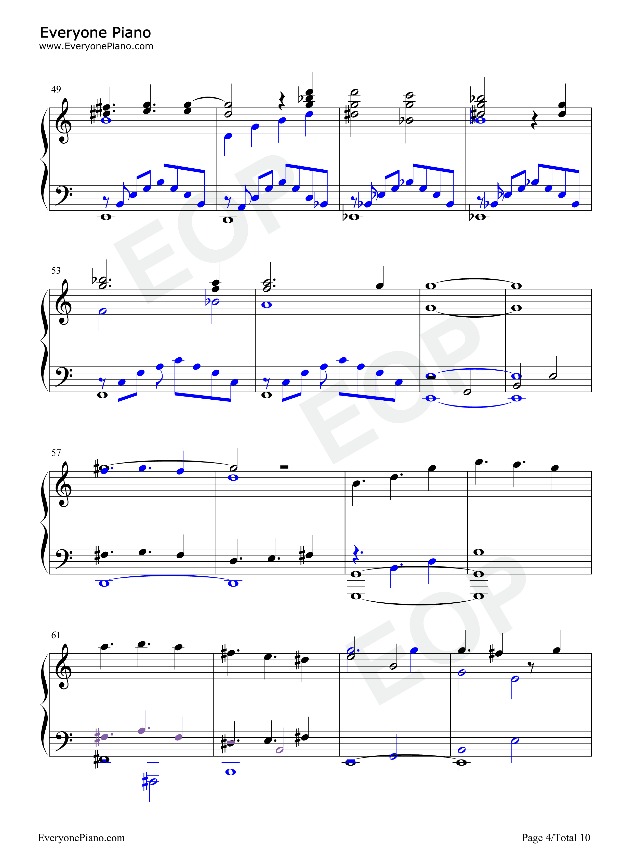 Misterioso钢琴谱-Kalafina4