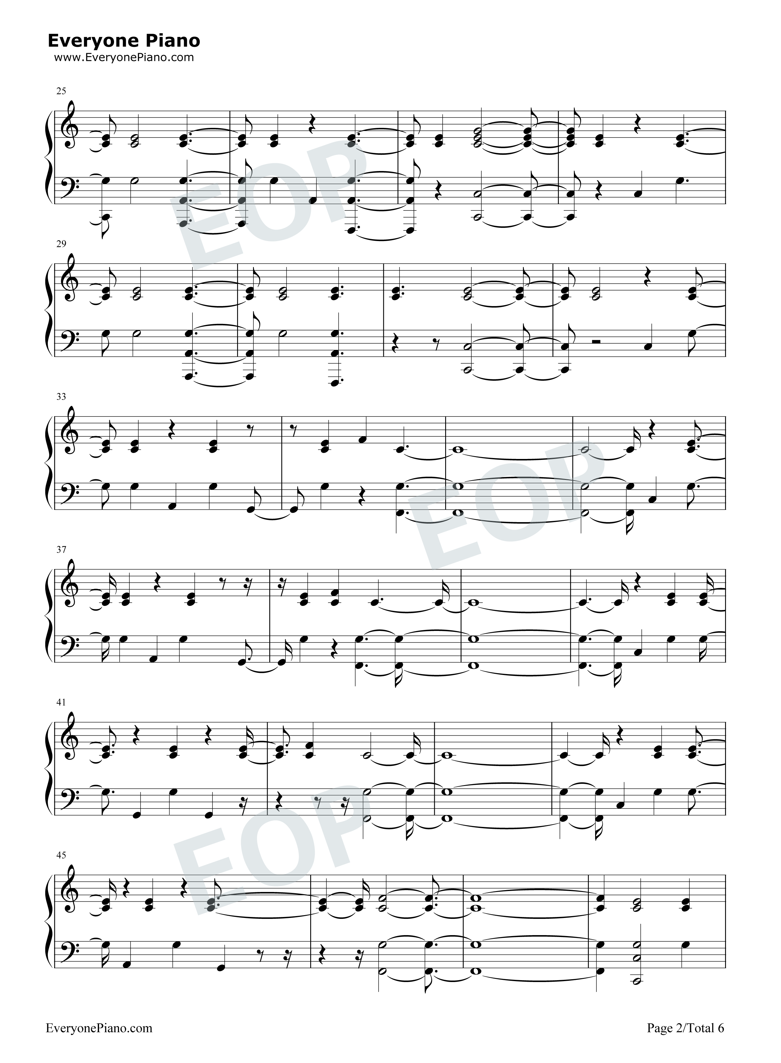 New Year's Day钢琴谱-Taylor Swift2