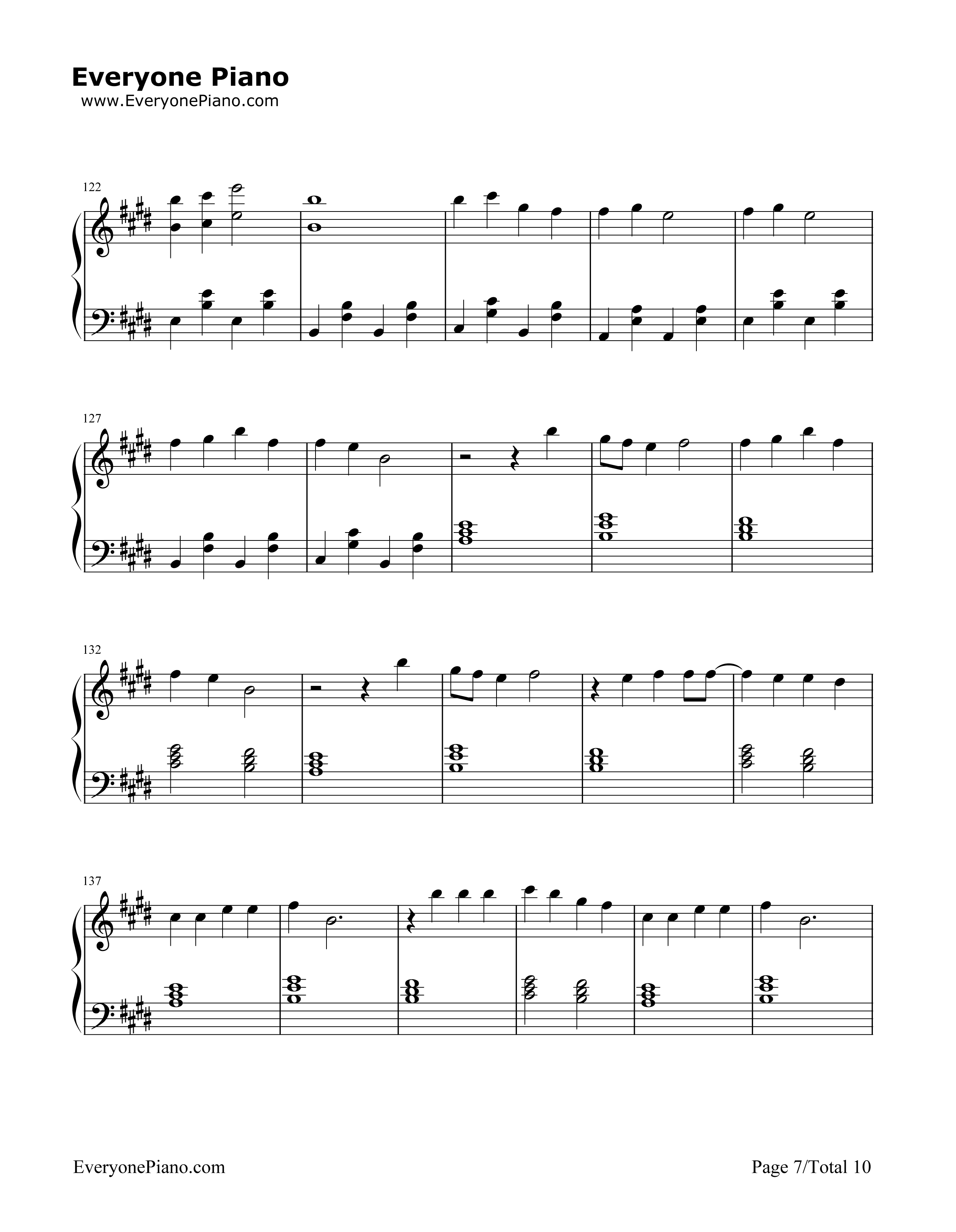 Final Song钢琴谱-MO7