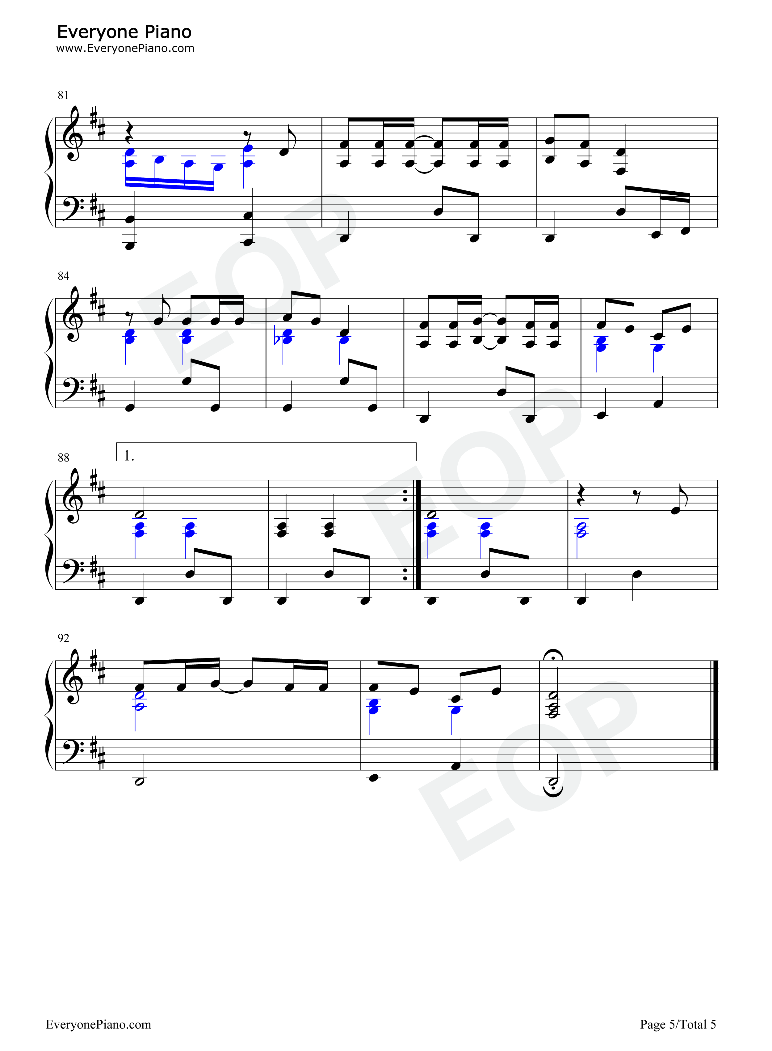 Christmas Time钢琴谱-Bryan Adams5