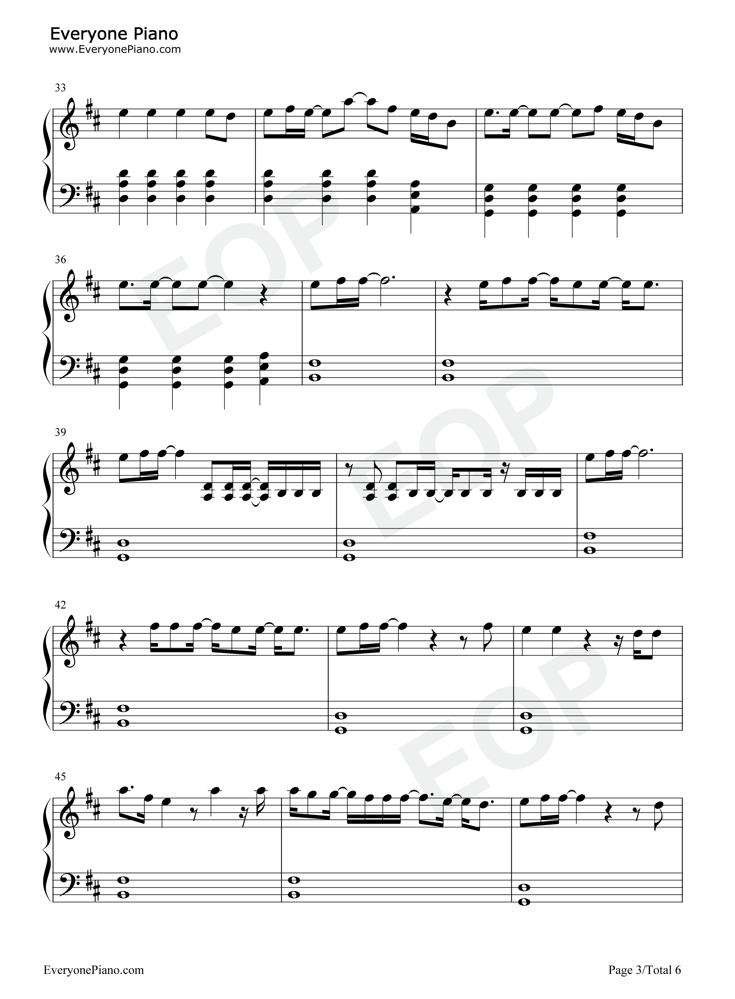 Style钢琴谱-Taylor Swift3
