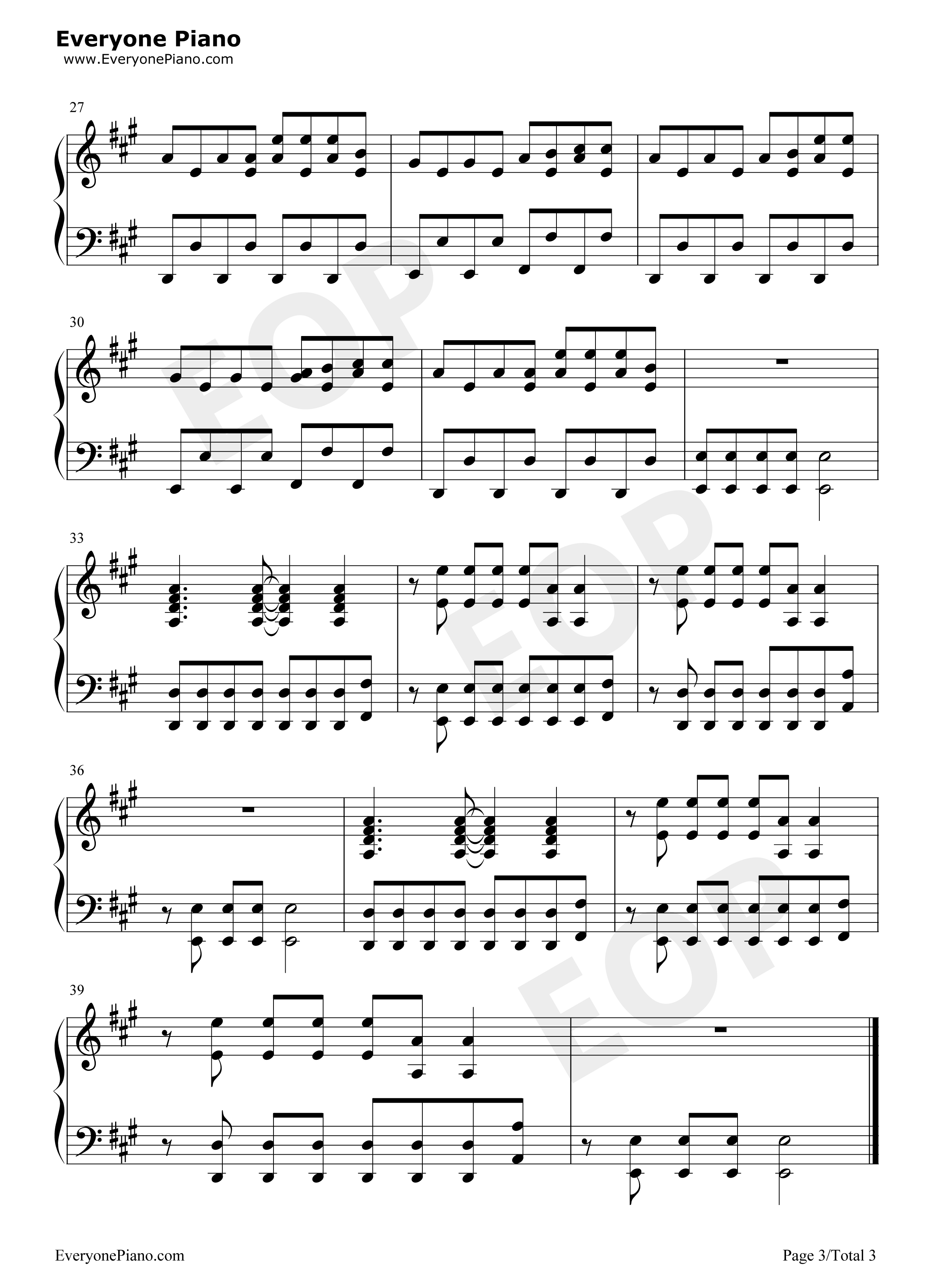 Catch My Breath钢琴谱-Kelly Clarkson3