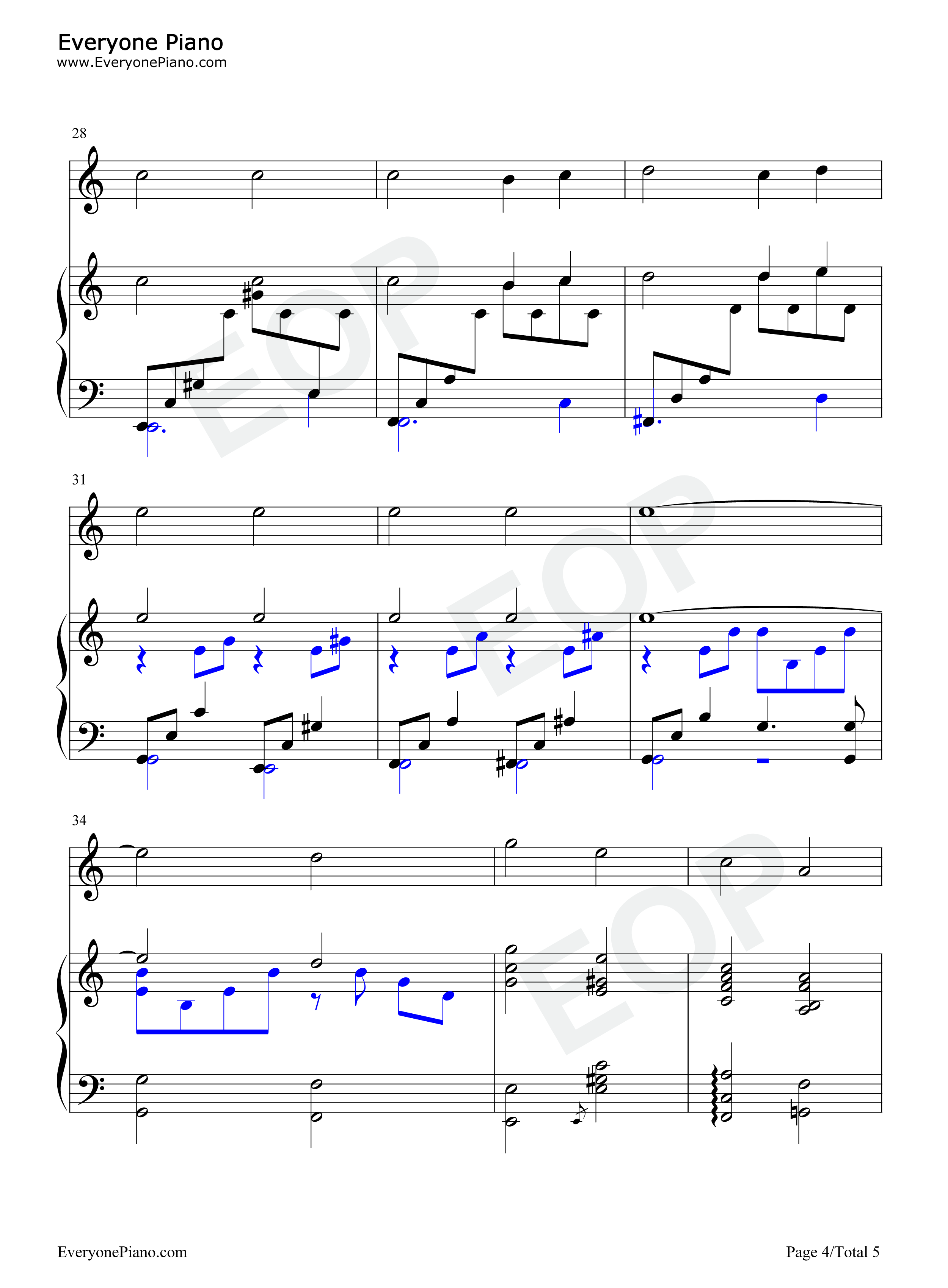 You'll Never Walk Alone钢琴谱-Rodgers and Hammerstein4