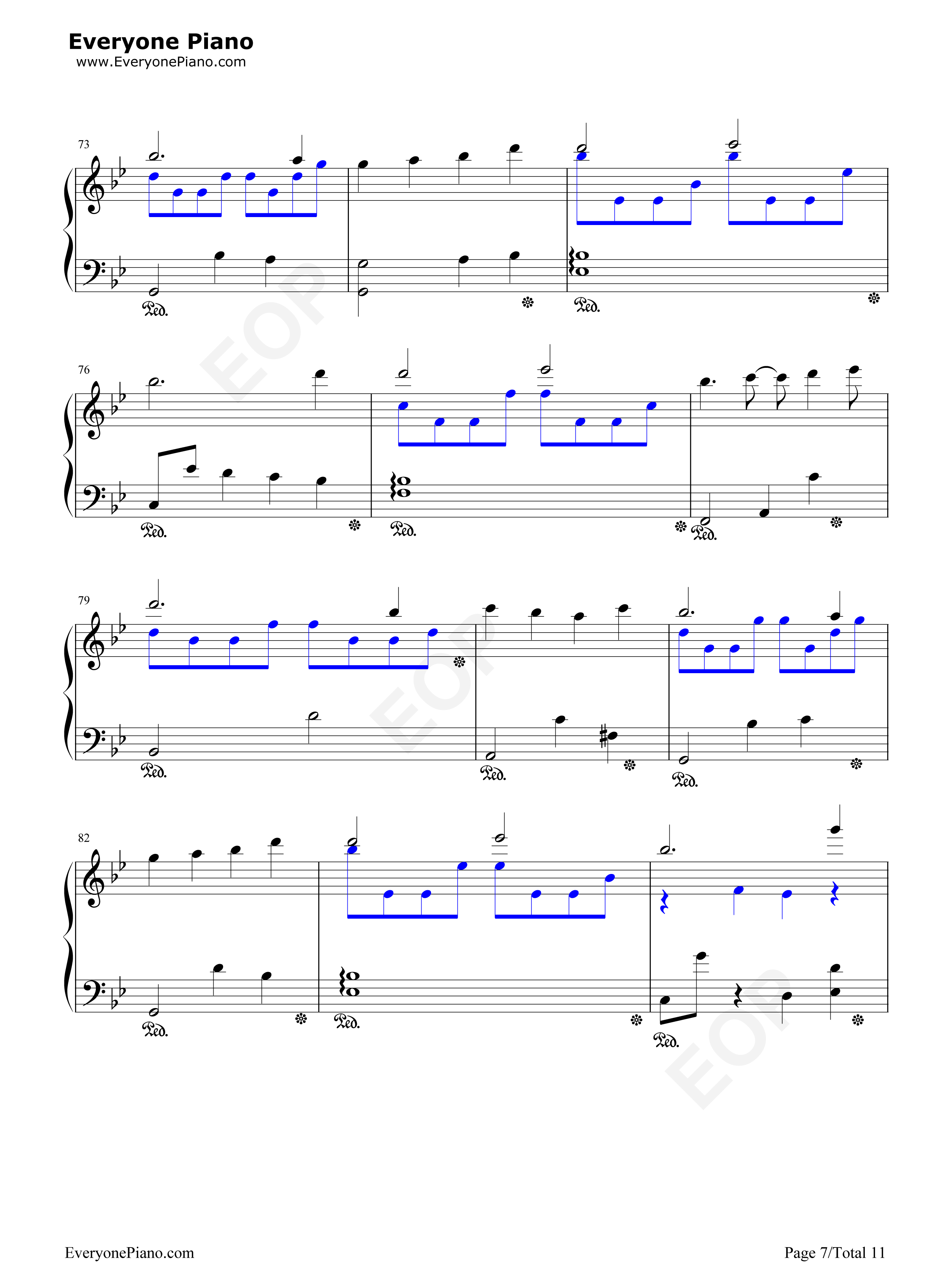 A Song of Storm and Fire钢琴谱-翼•年代记7