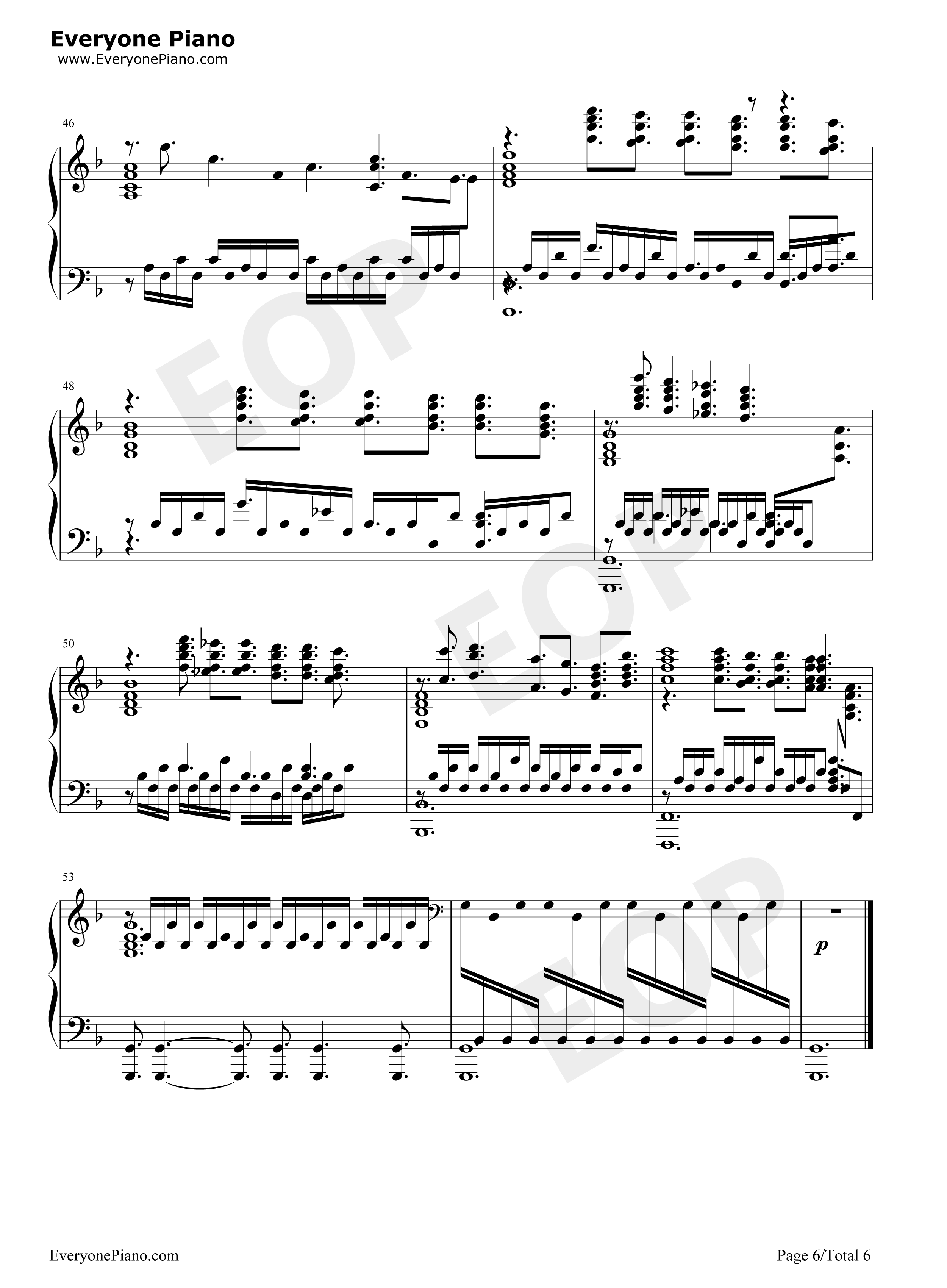 Chevaliers De Sangreal钢琴谱-Hans Zimmer6