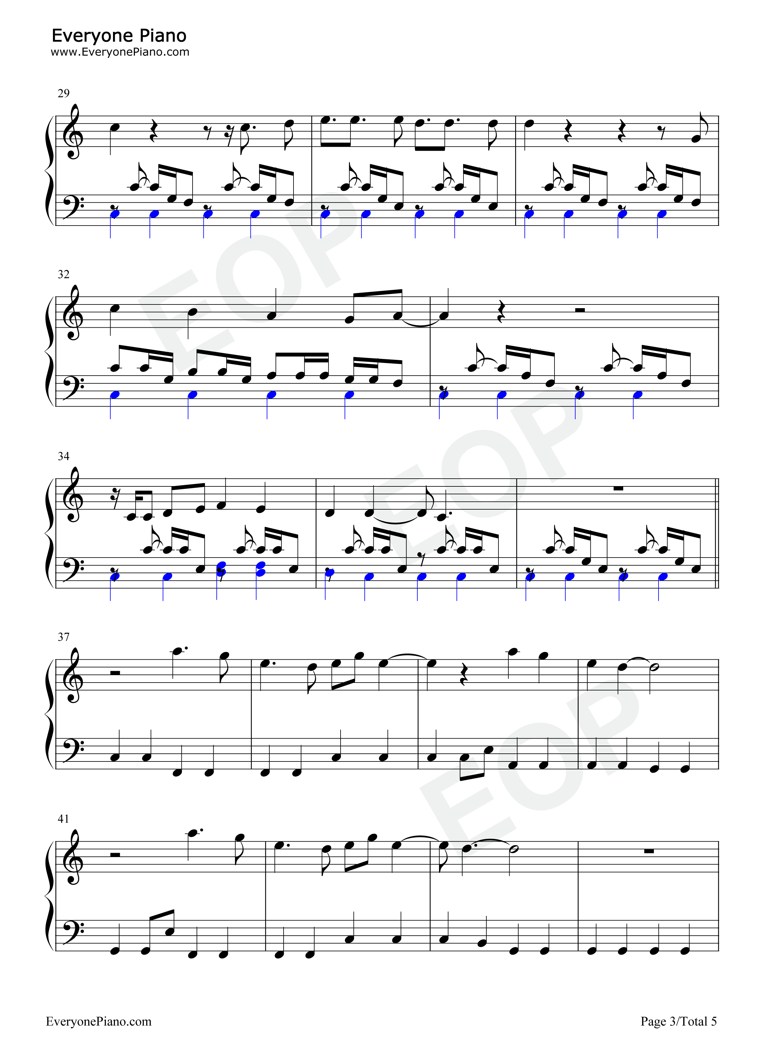Home钢琴谱-Phillip Phillips3