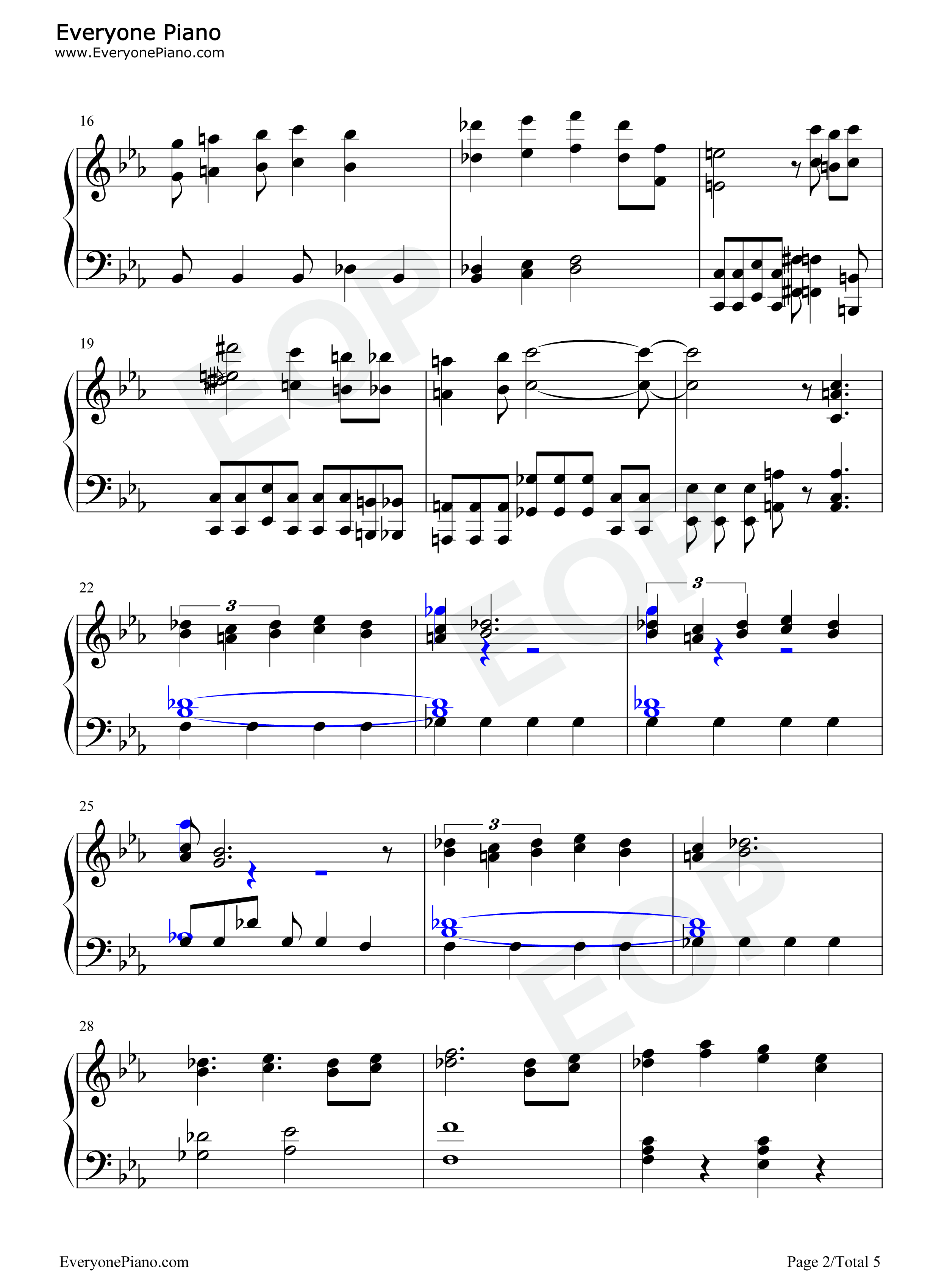 ジョジョ その血の记忆〜end of THE WORLD〜钢琴谱-JO☆STARS ~TOMMY Coda JIN~2