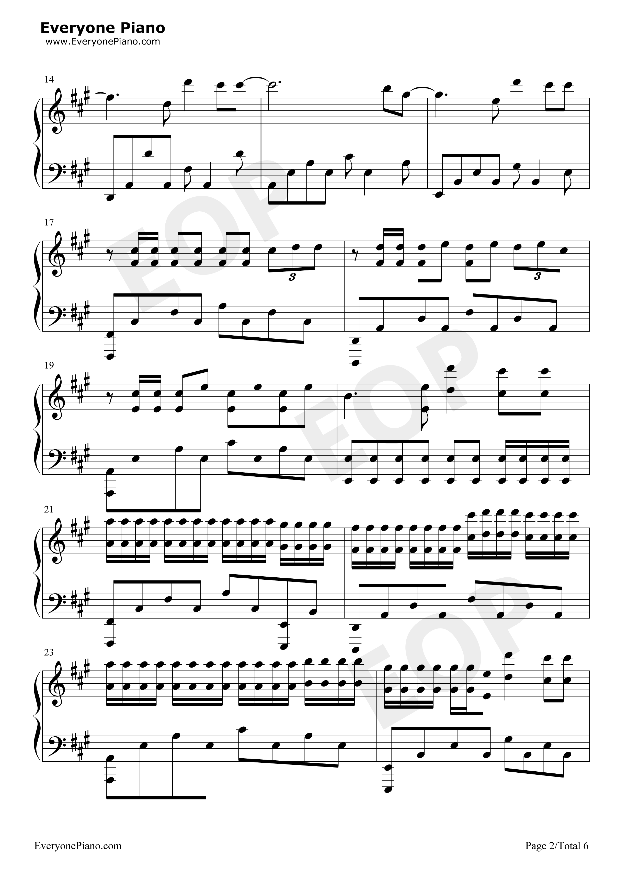 Play钢琴谱-K-391 Alan Walker Tungevaag Mangoo2