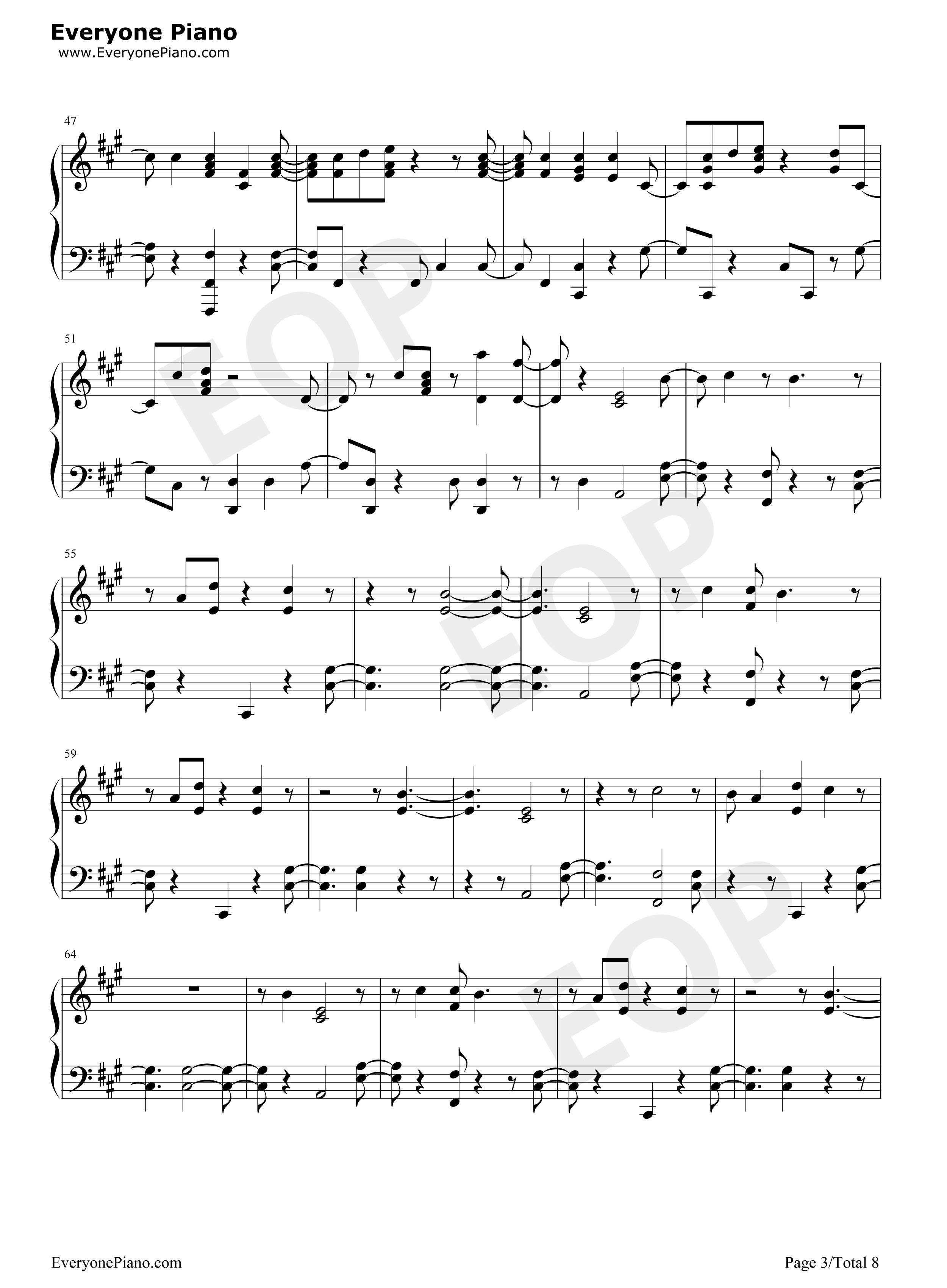 I'm Still Here钢琴谱-Sia3