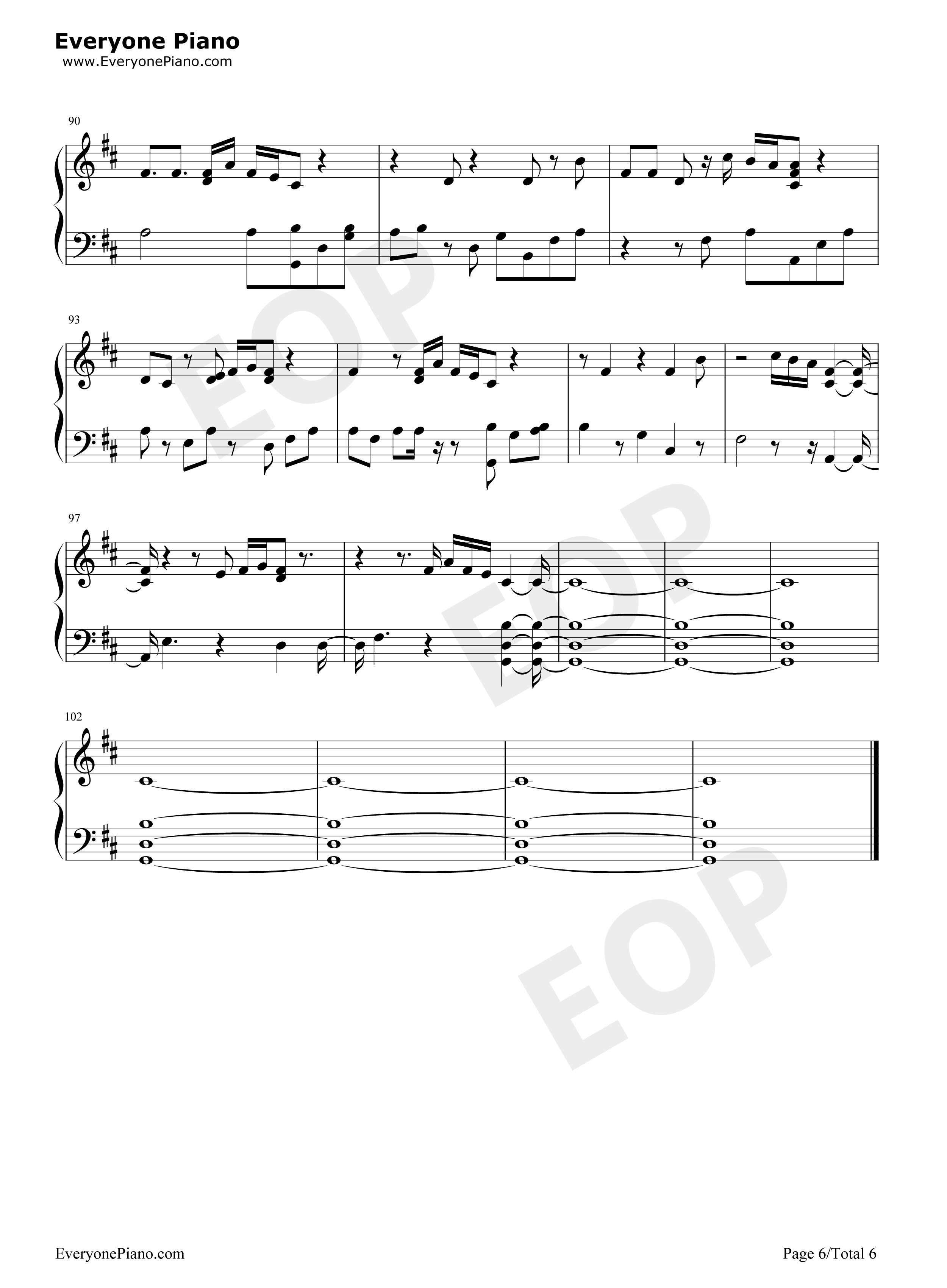 Solo钢琴谱-Clean Bandit6