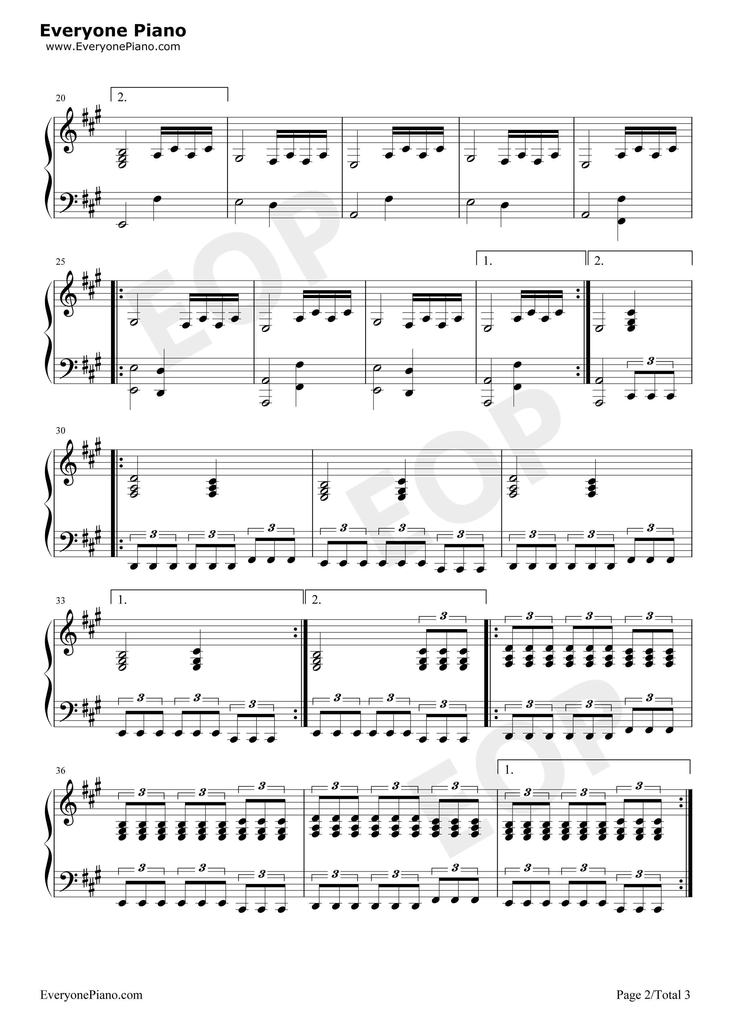 Goner钢琴谱-Twenty One Pilots2