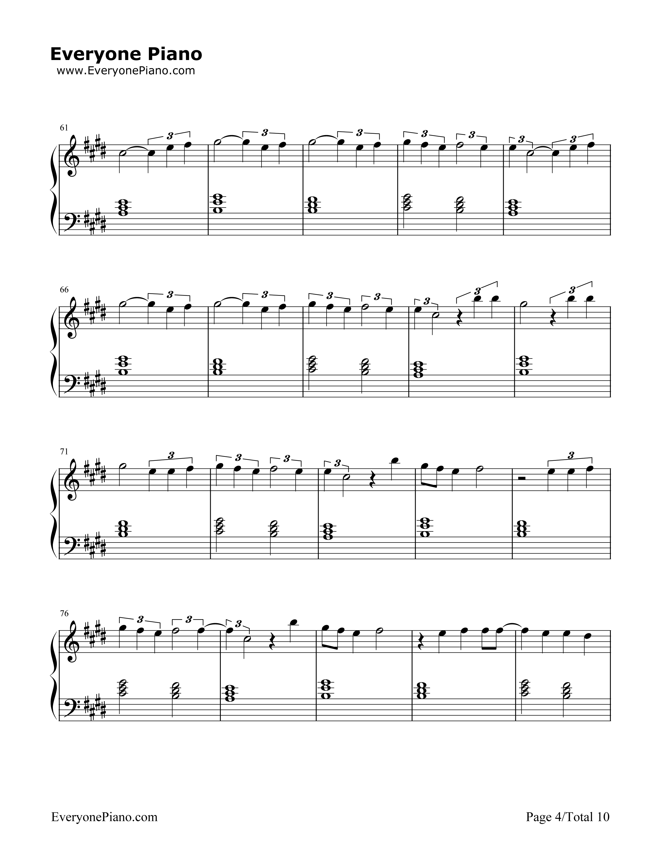 Final Song钢琴谱-MO4