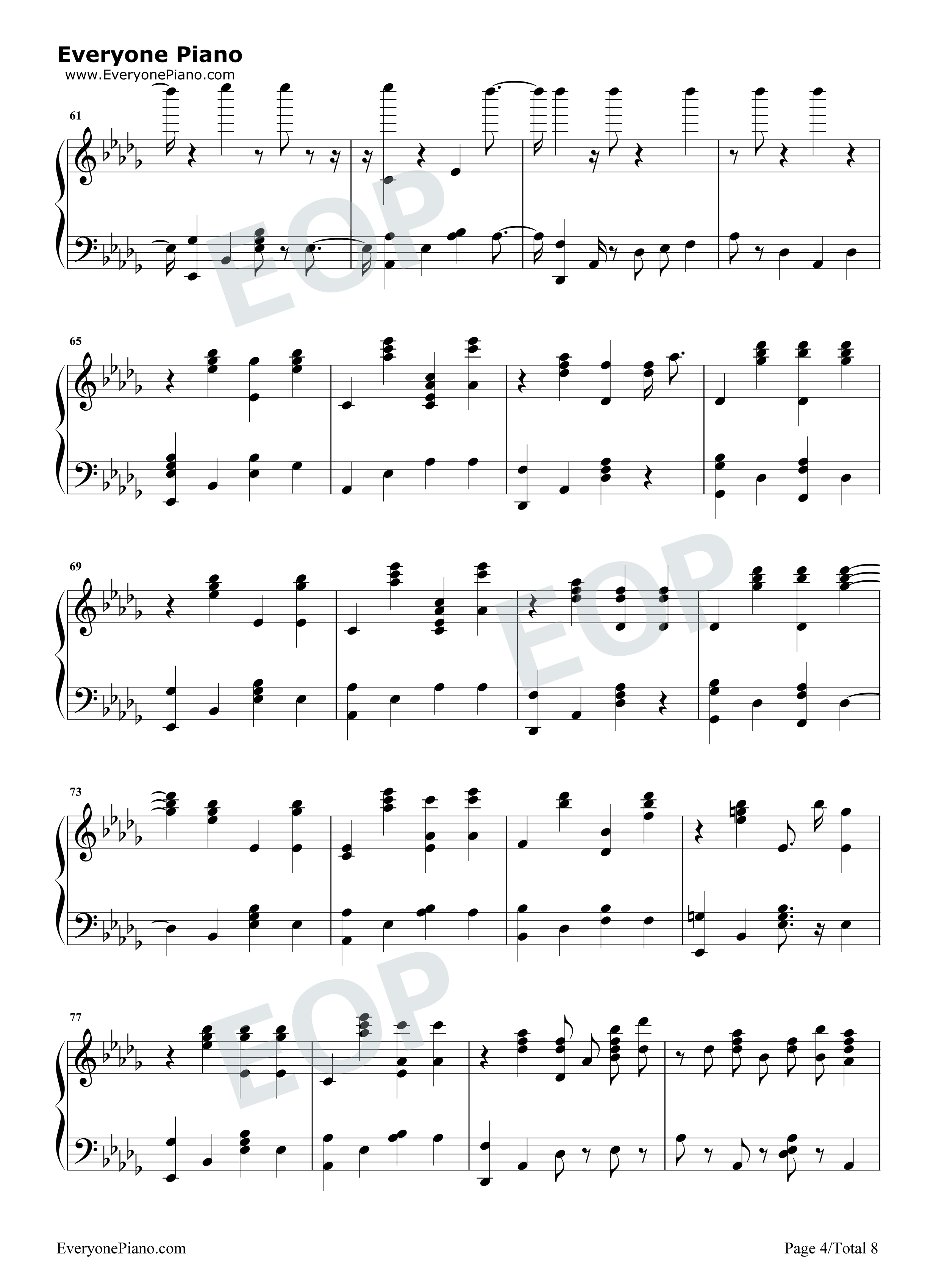 Santa's Coming For Us钢琴谱-Sia Greg Kurstin4