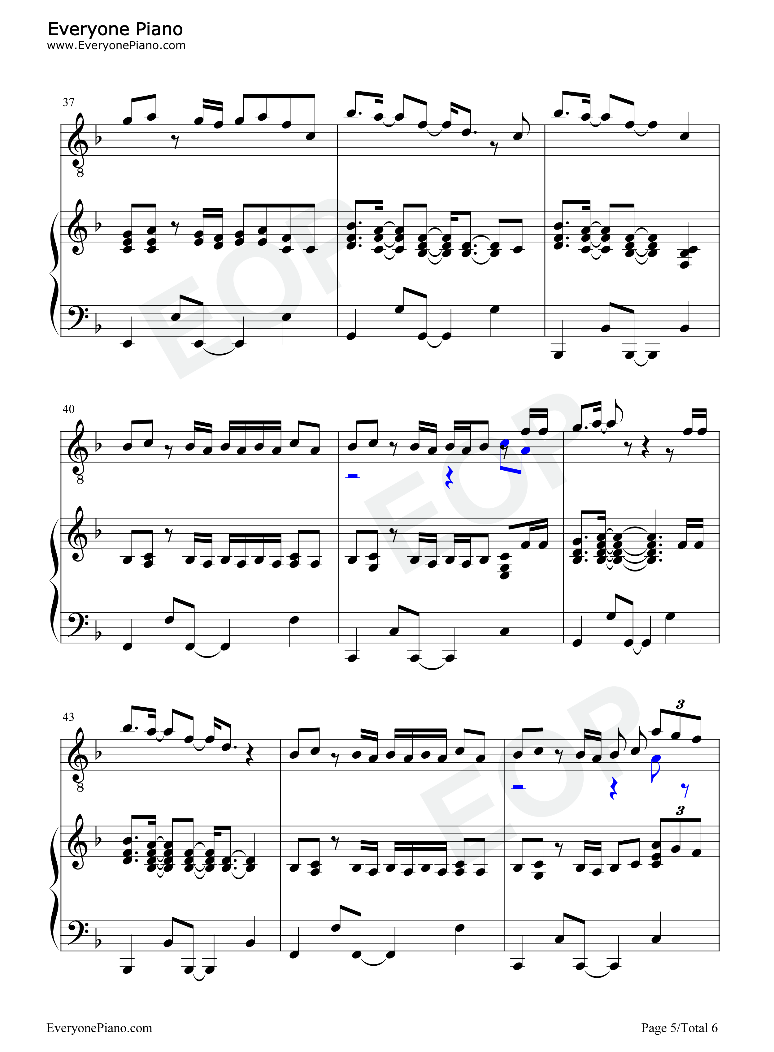 Thats When钢琴谱-Taylor Swift Keith Urban5