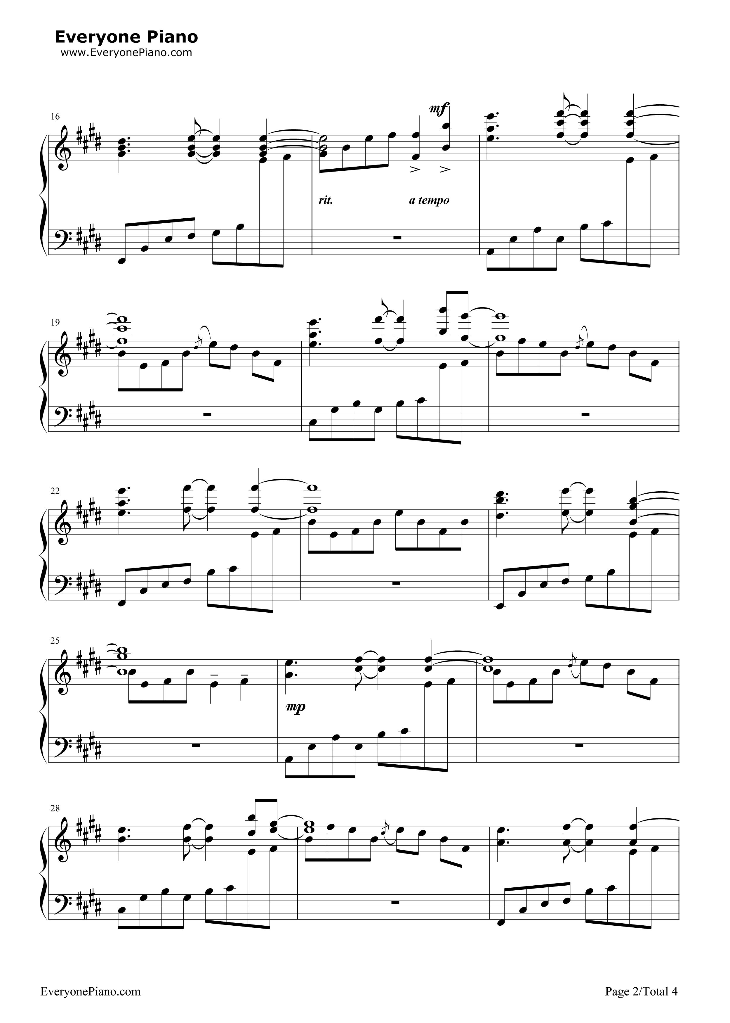 同じ高みへ钢琴谱-麻枝准2