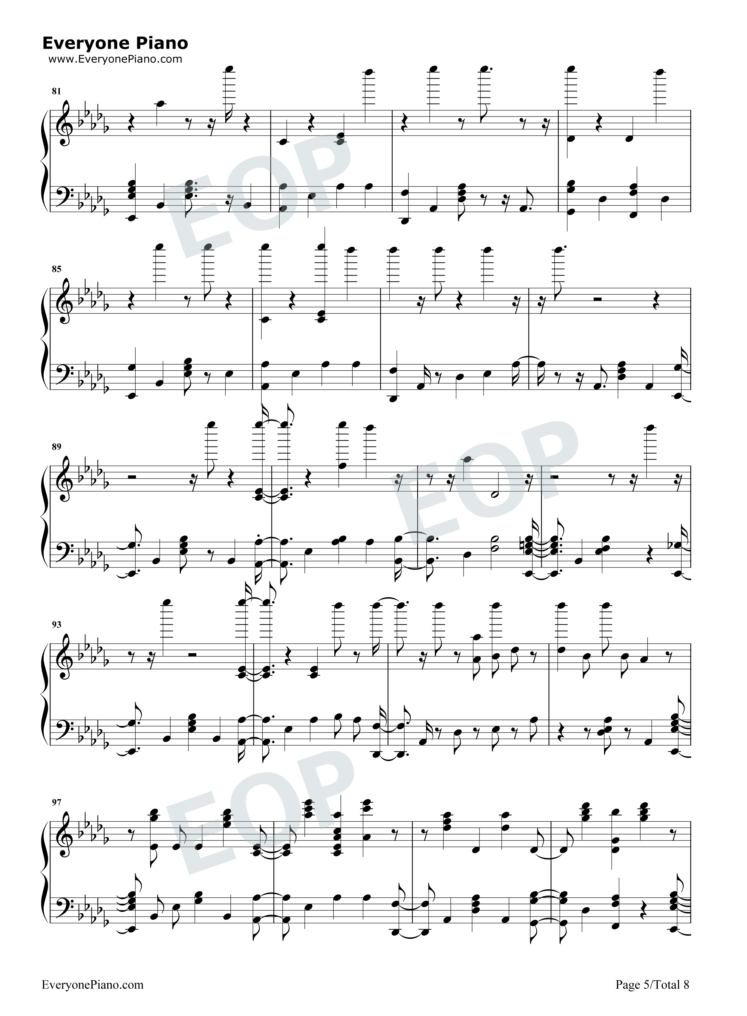 Santa's Coming For Us钢琴谱-Sia Greg Kurstin5
