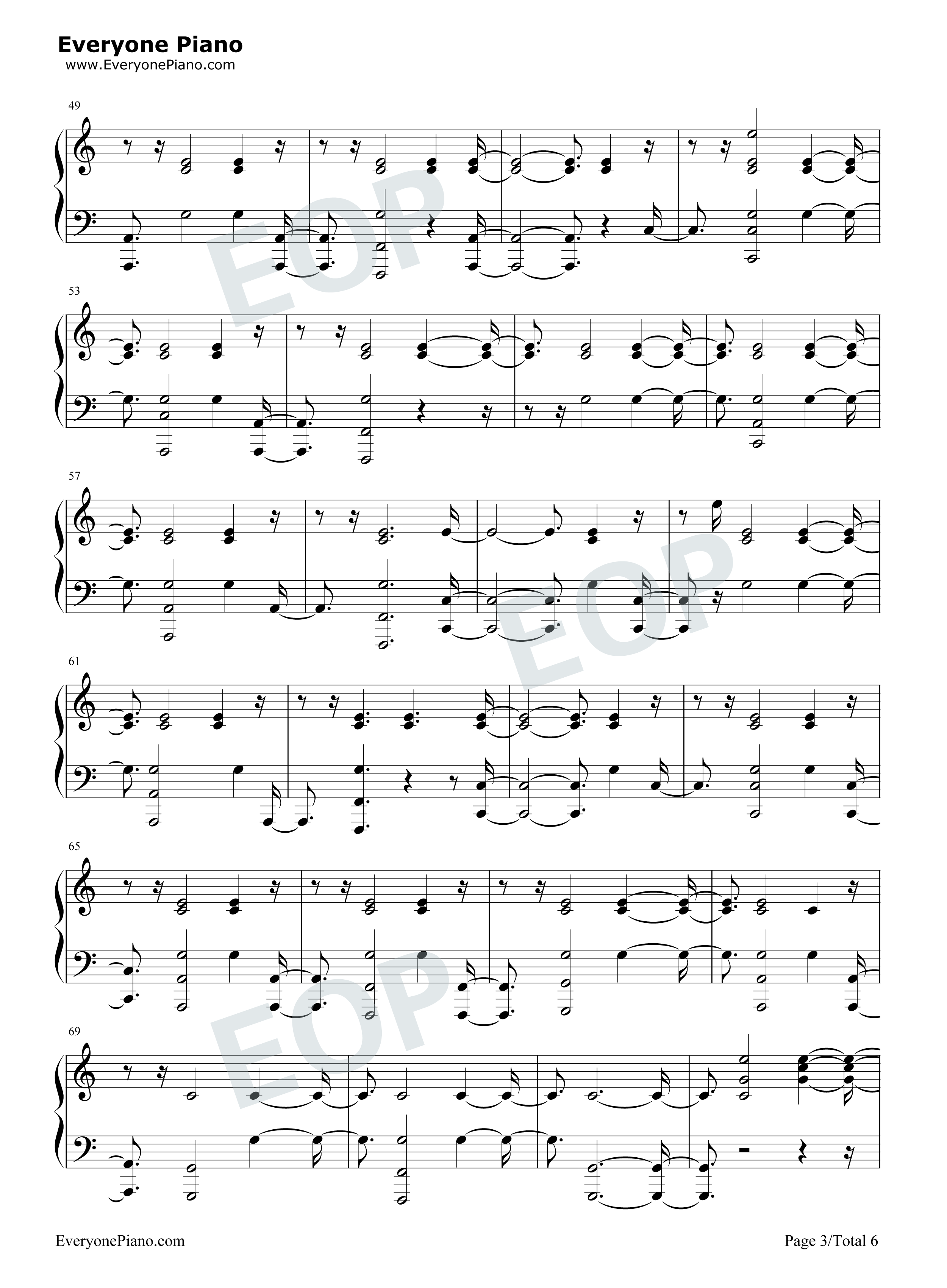 New Year's Day钢琴谱-Taylor Swift3