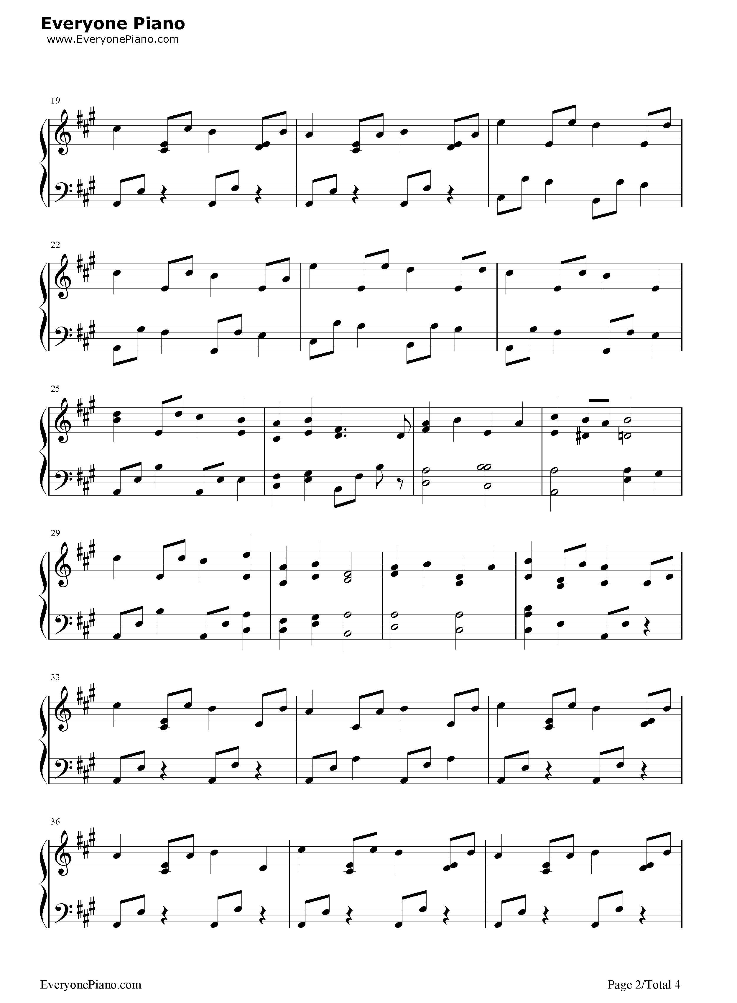 橙色の時钢琴谱-吉森信2