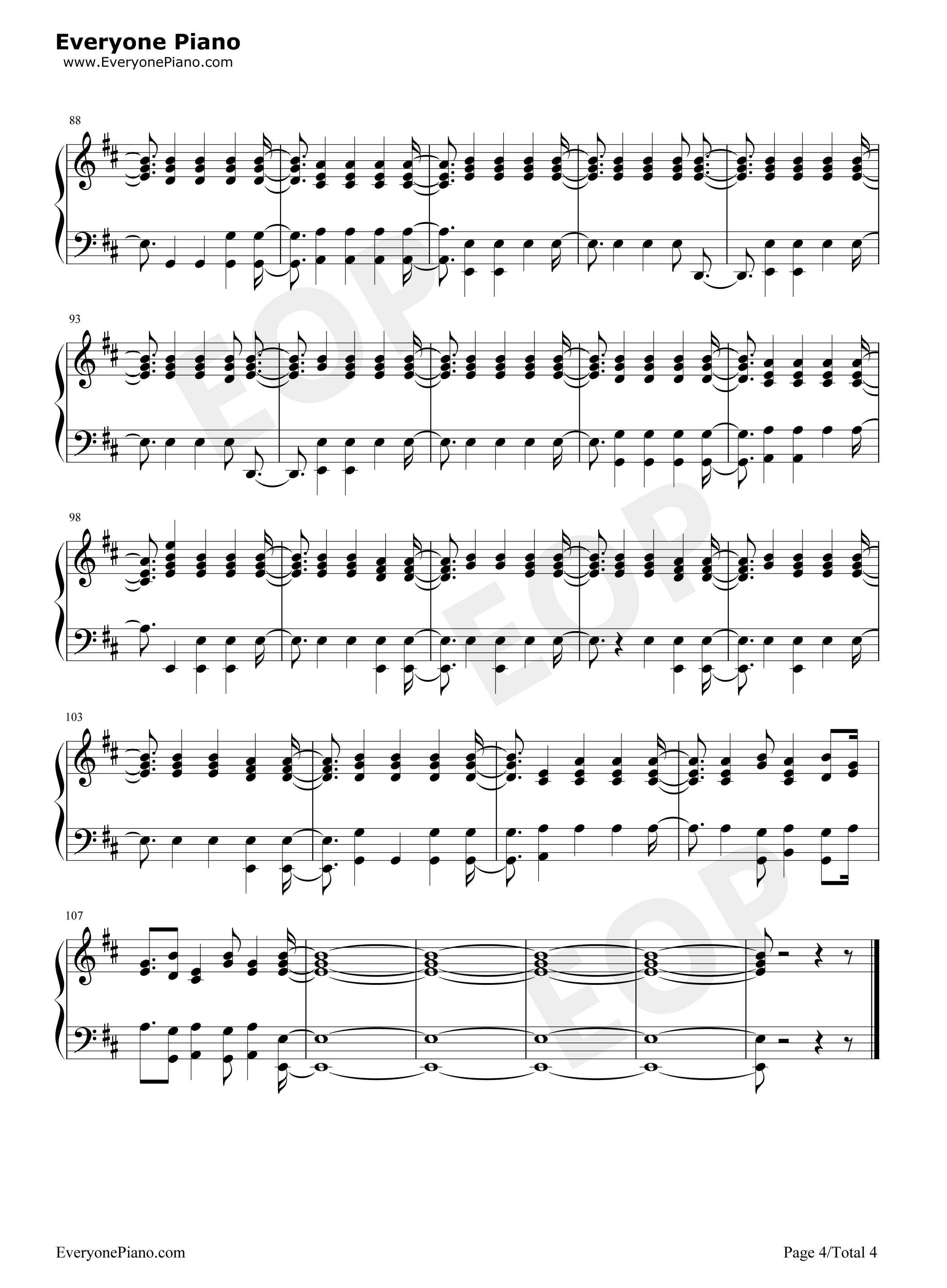 Kiwi钢琴谱-Harry Styles4