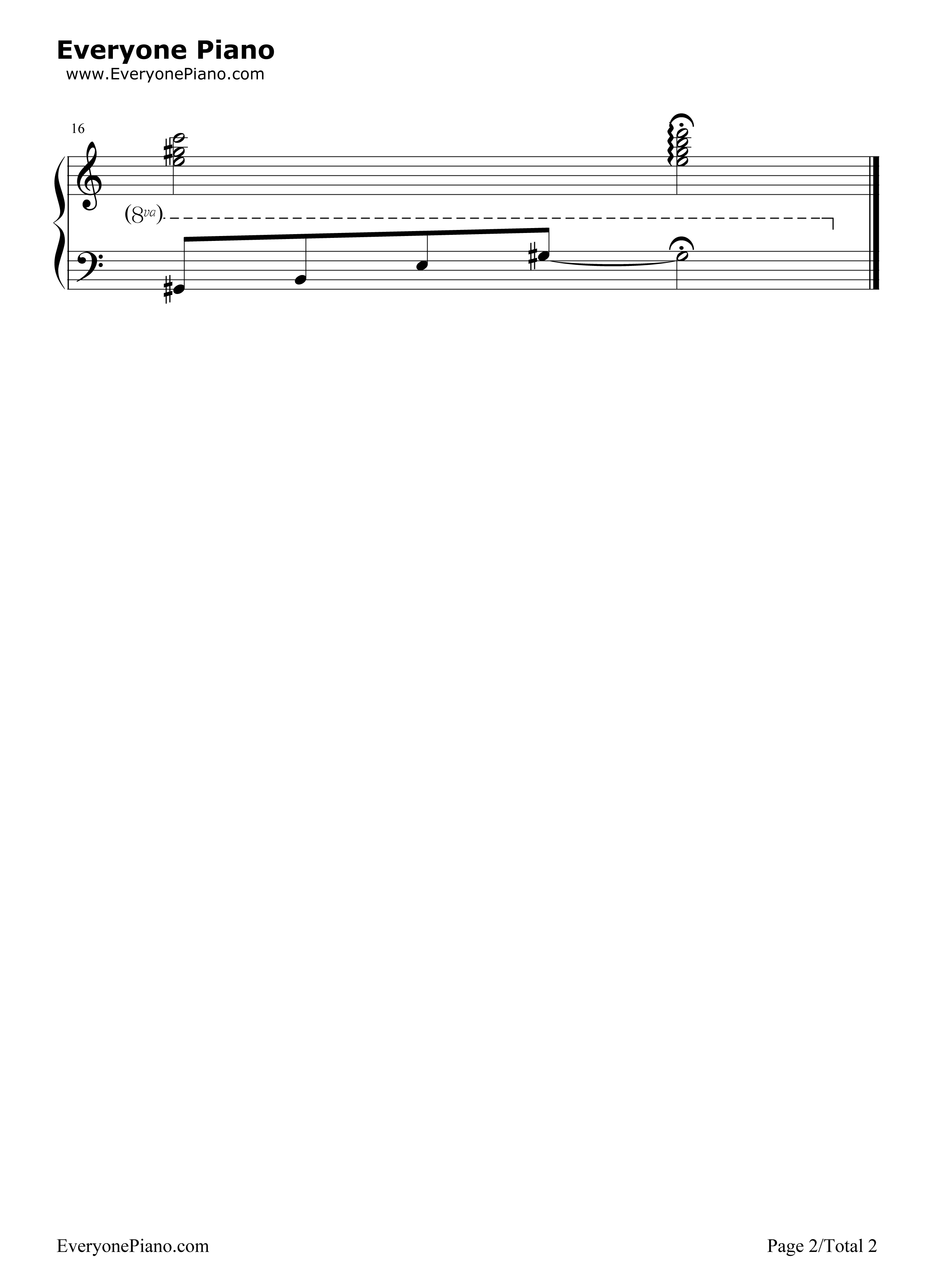 Silent Jealousy钢琴谱-Yoshiki2