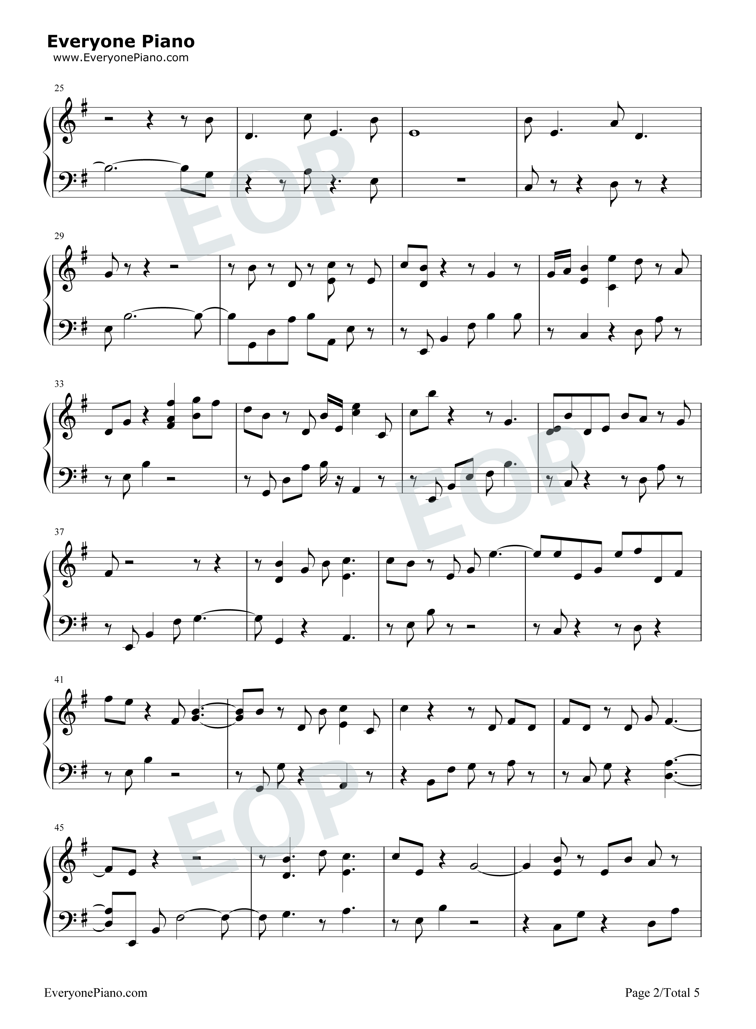 Don't Leave Me Alone钢琴谱-David Guetta Anne-Marie2