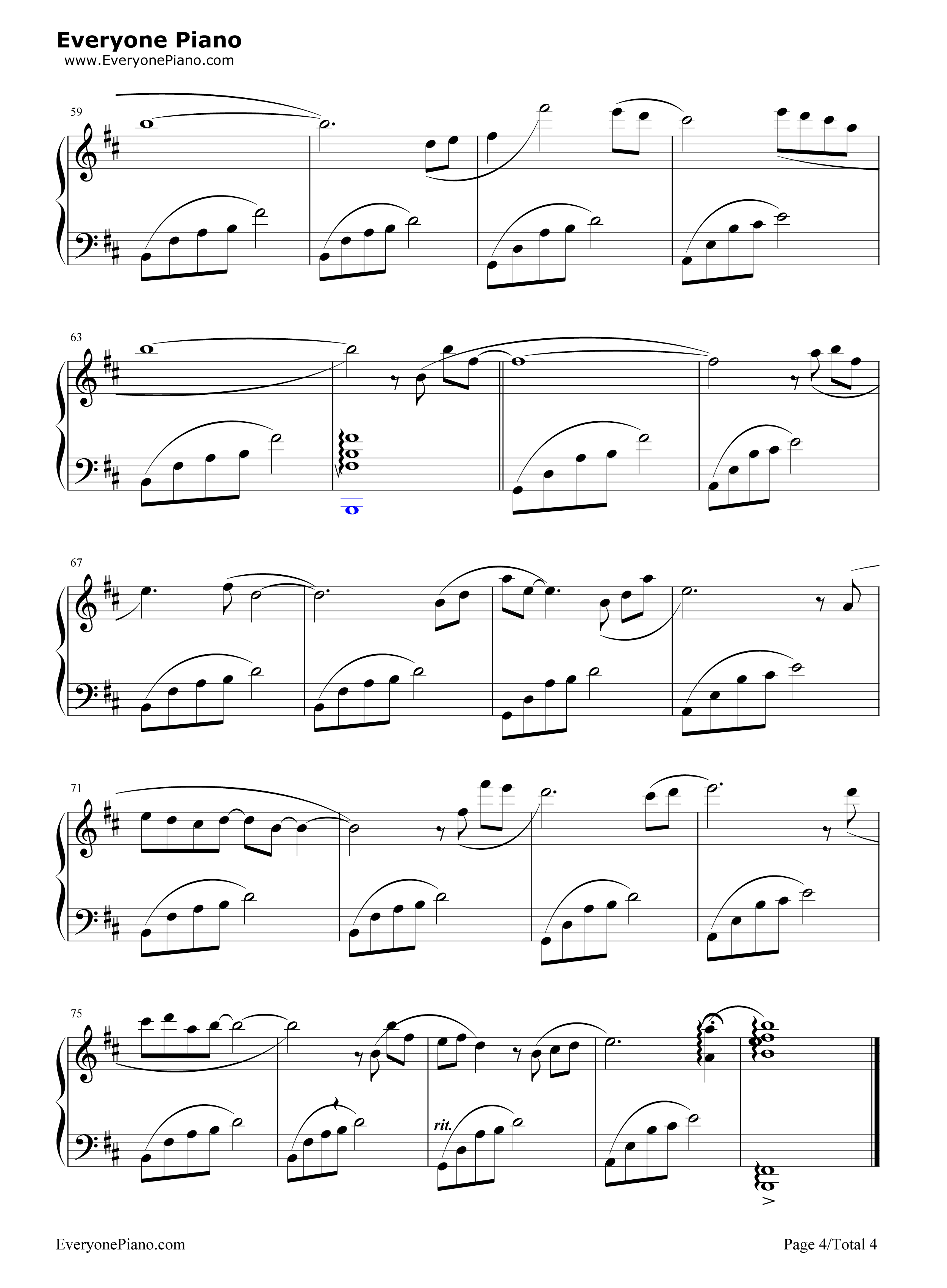 火宵之月钢琴谱-中村由利子  ビデオサントラ4