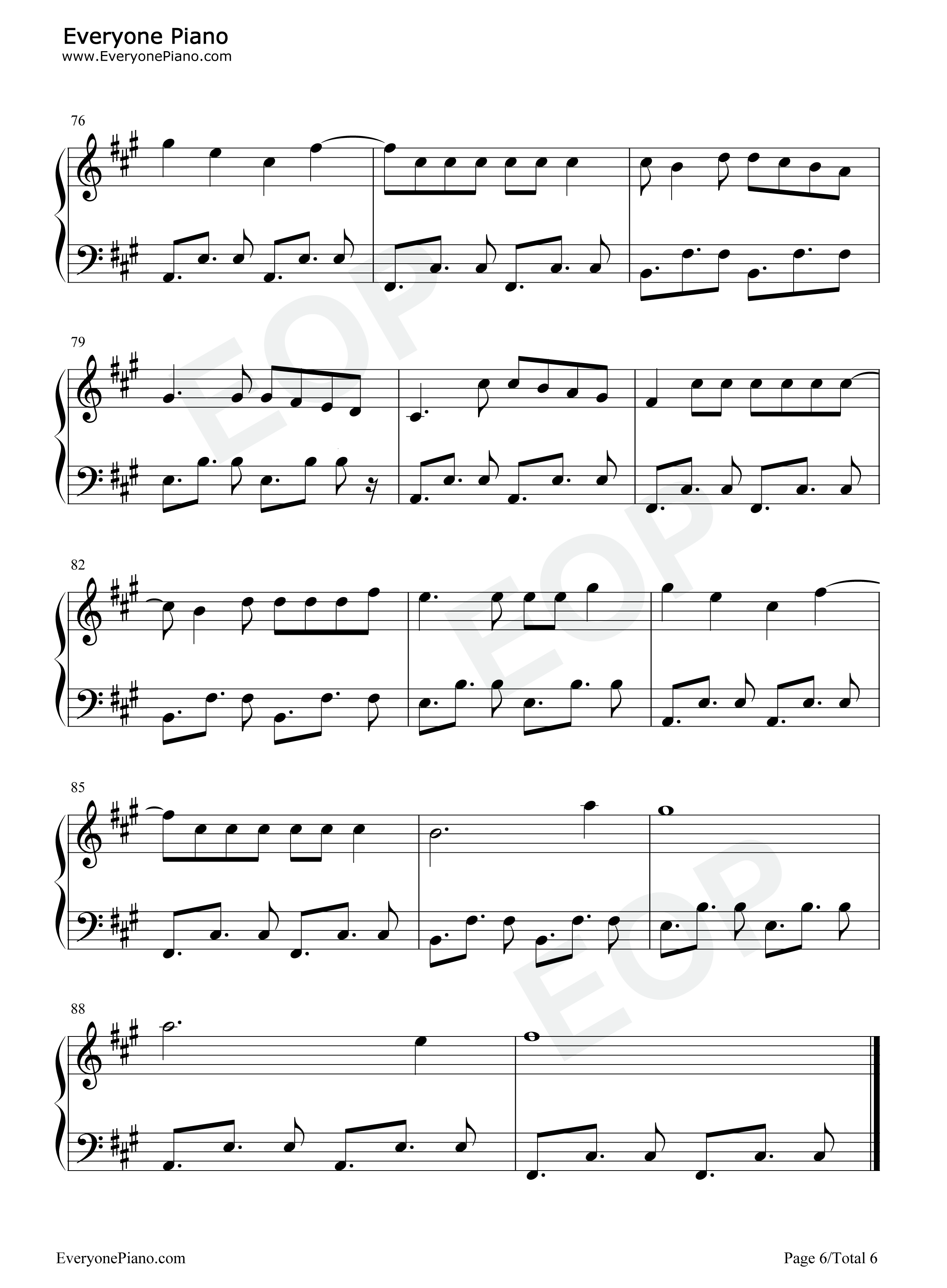 Follow You钢琴谱-Imagine Dragons6