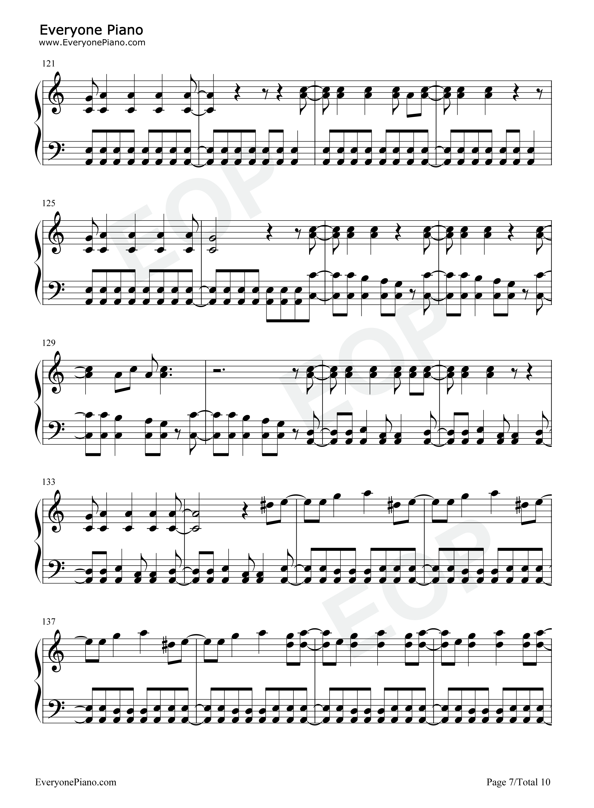 The Pretender钢琴谱-Foo Fighters7