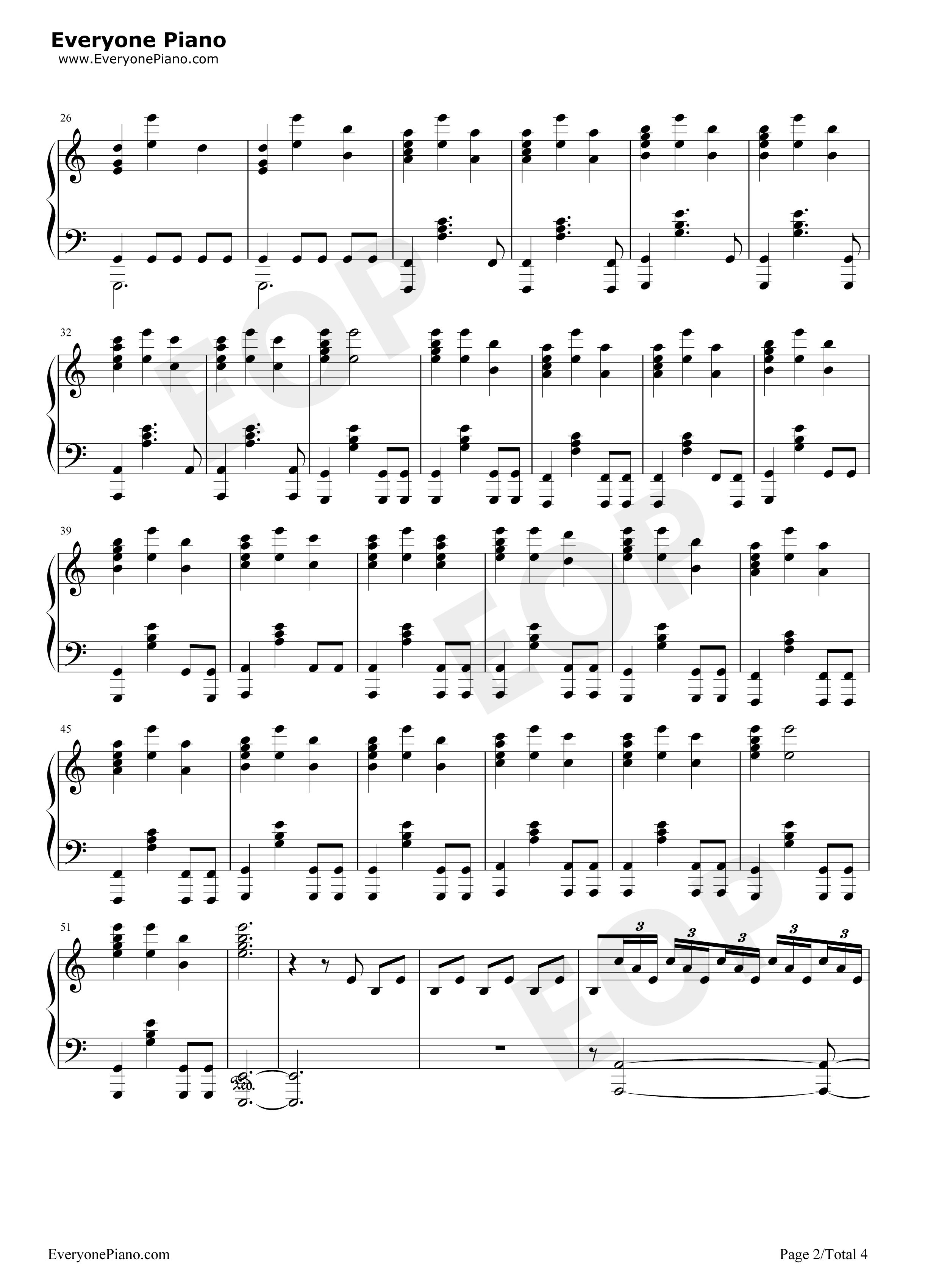First Step钢琴谱-Hans Zimmer2
