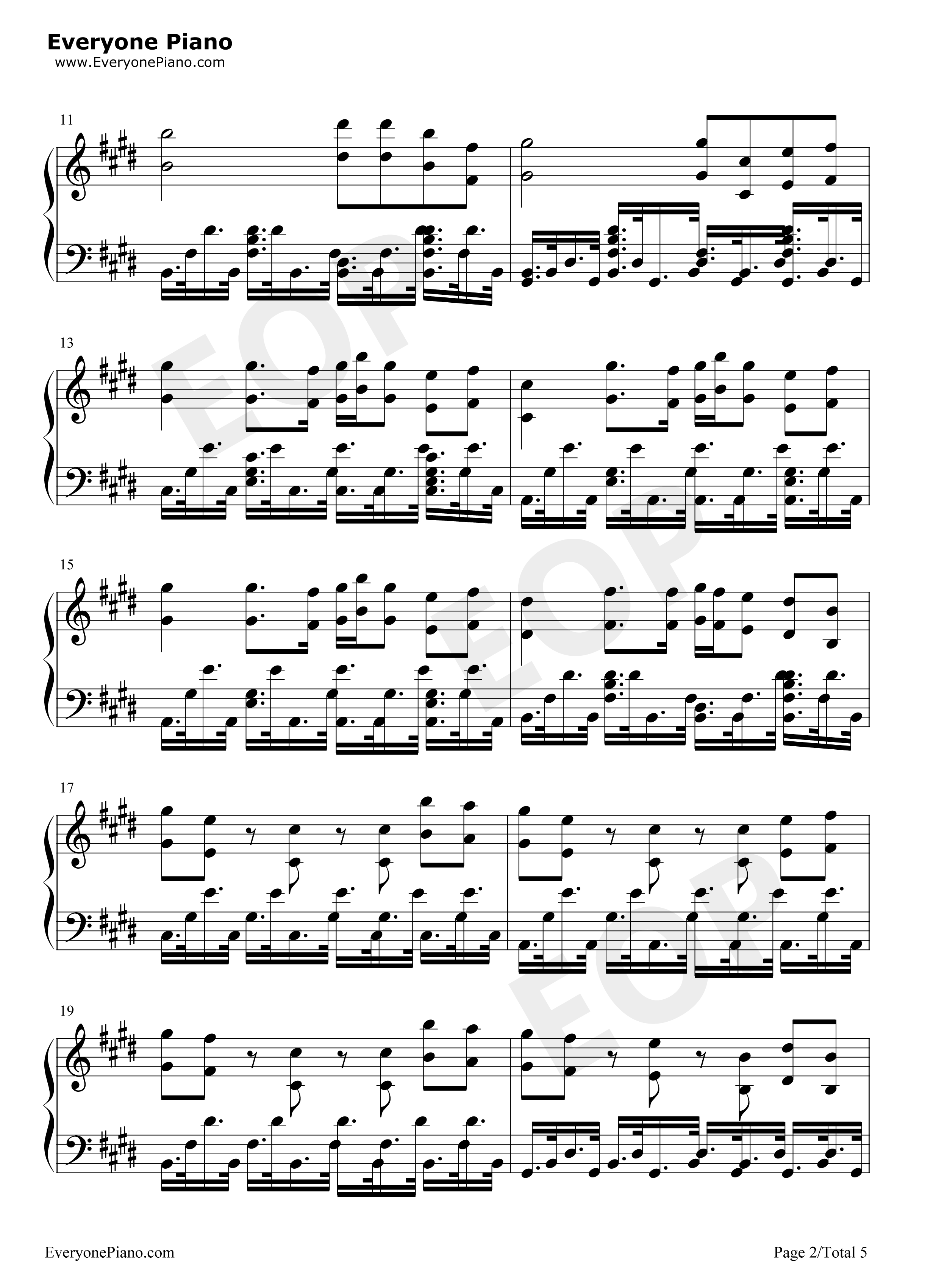 Illusion钢琴谱-猎豹移动公司2