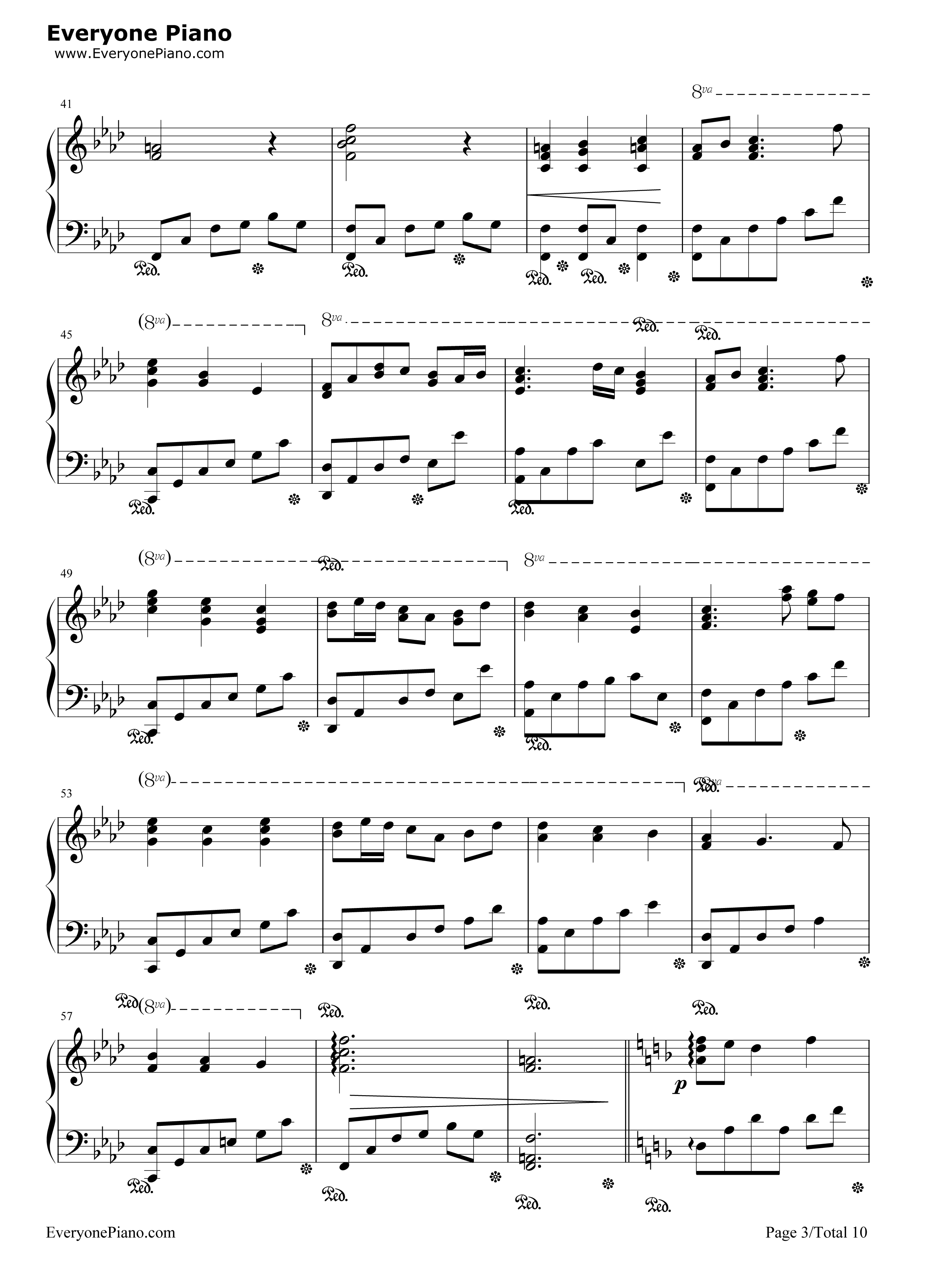 Everytime You Kissed Me钢琴谱-Emily Bindiger3