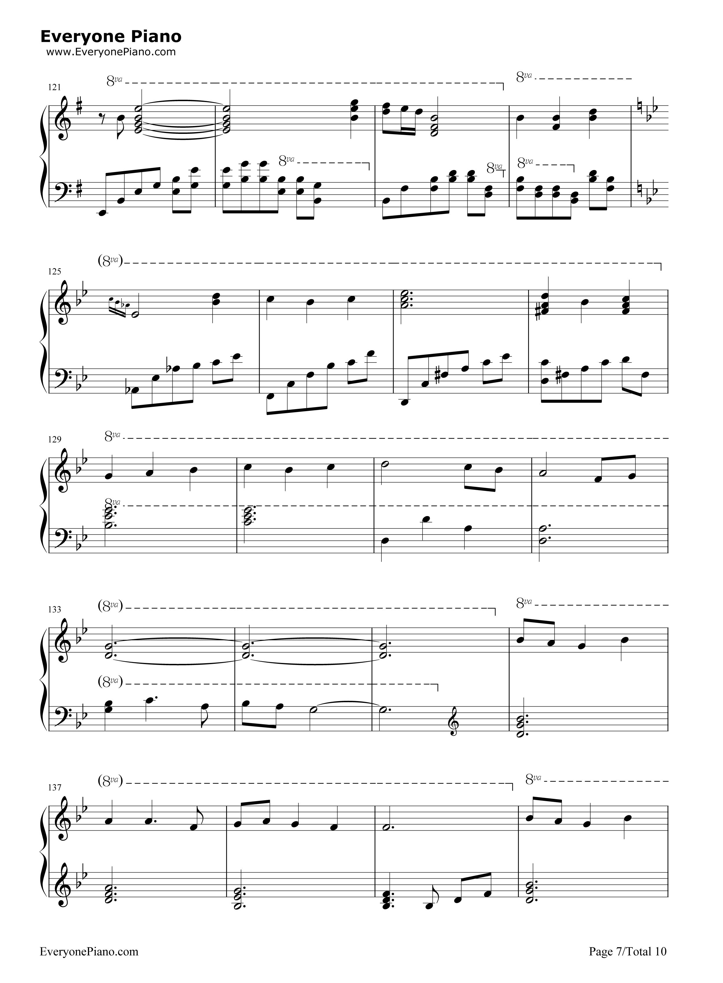 Everytime You Kissed Me钢琴谱-Emily Bindiger7