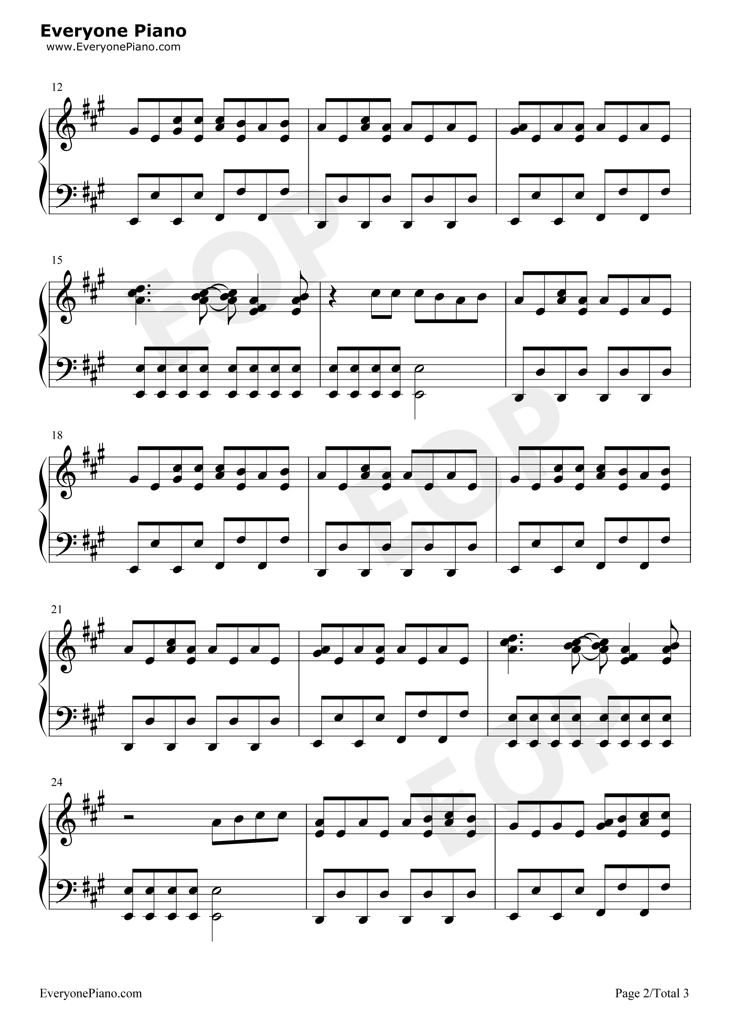 Catch My Breath钢琴谱-Kelly Clarkson2