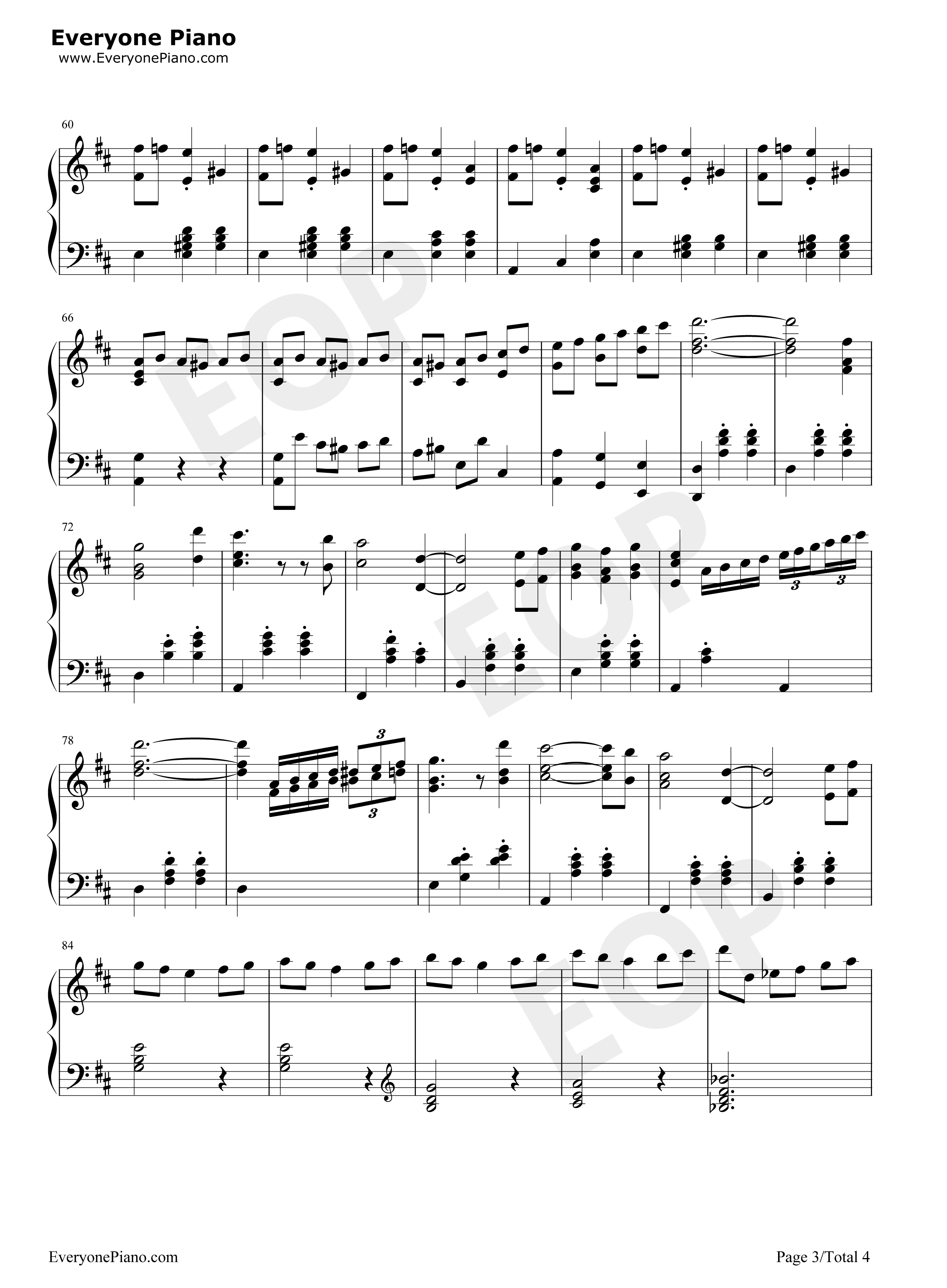Potter Waltz钢琴谱-Patrick Doyle3