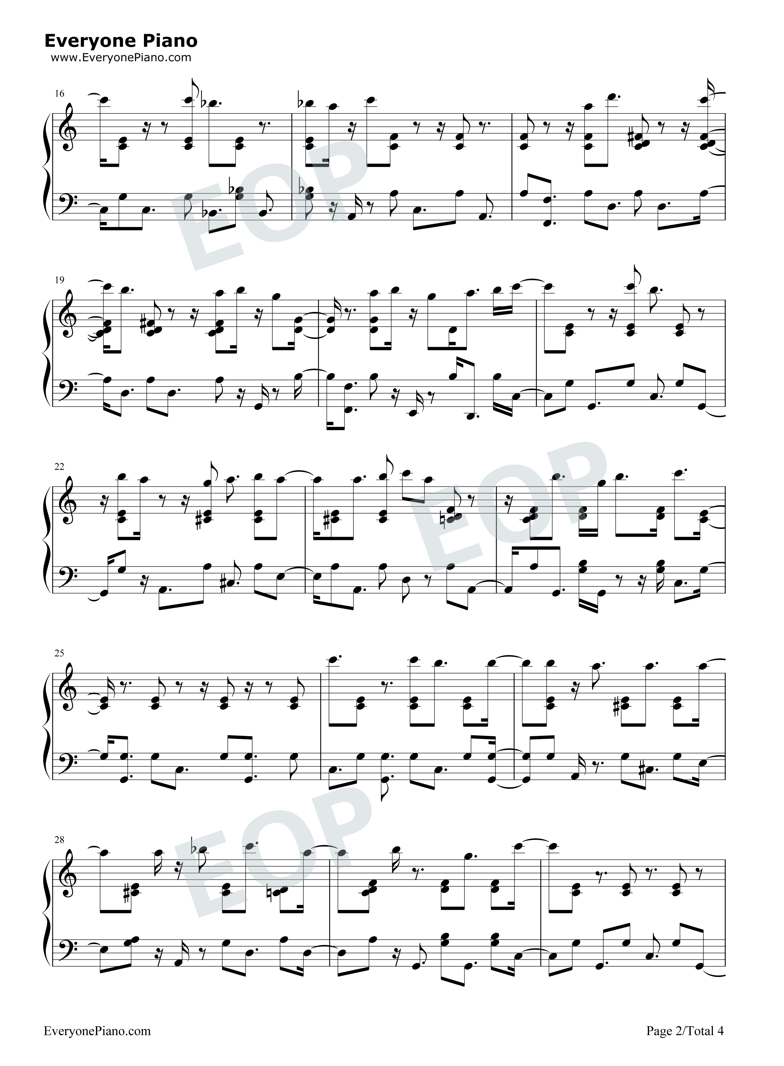 Goodbye Farewell钢琴谱-Richard Sherman2