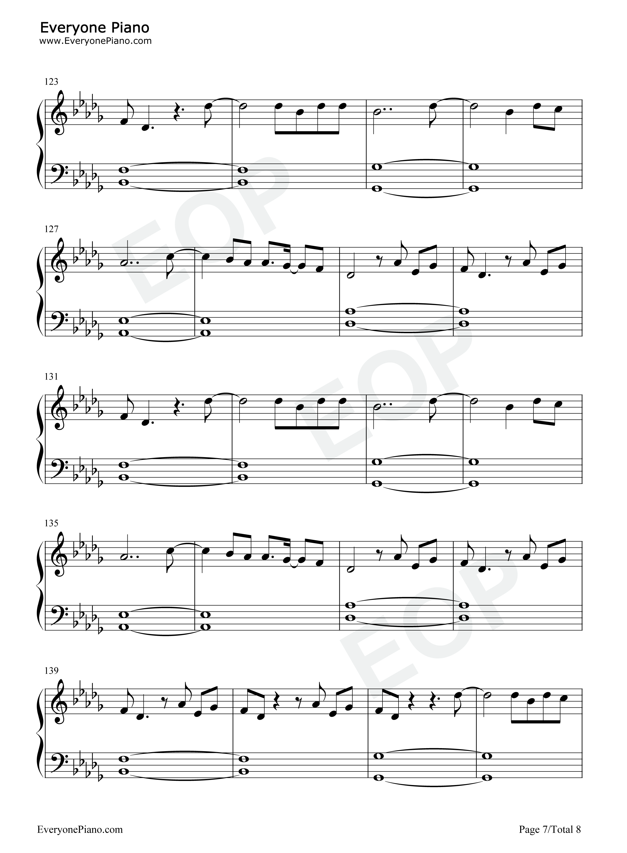 Jerusalema钢琴谱-Master KG Nomcebo7