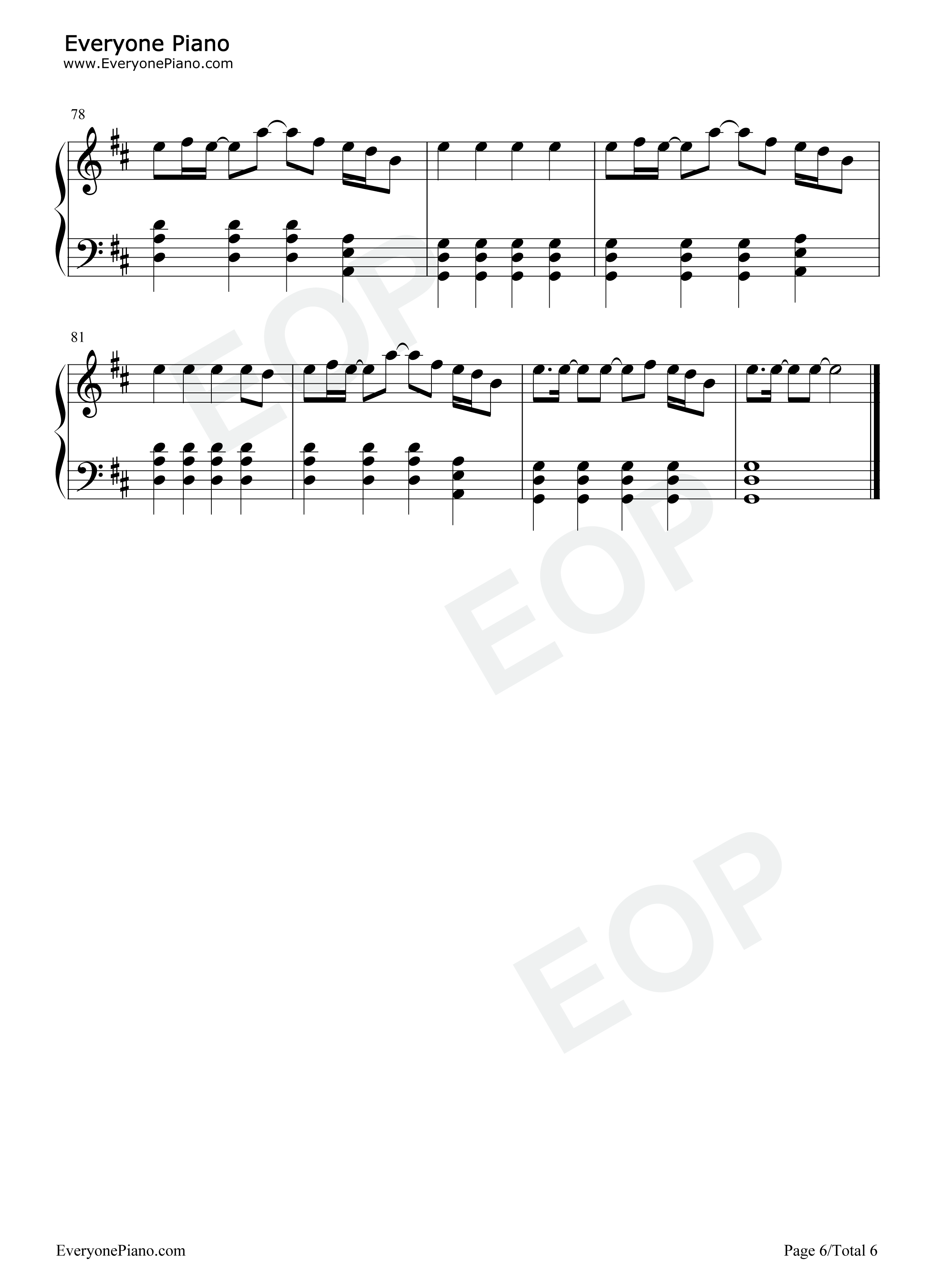 Style钢琴谱-Taylor Swift6