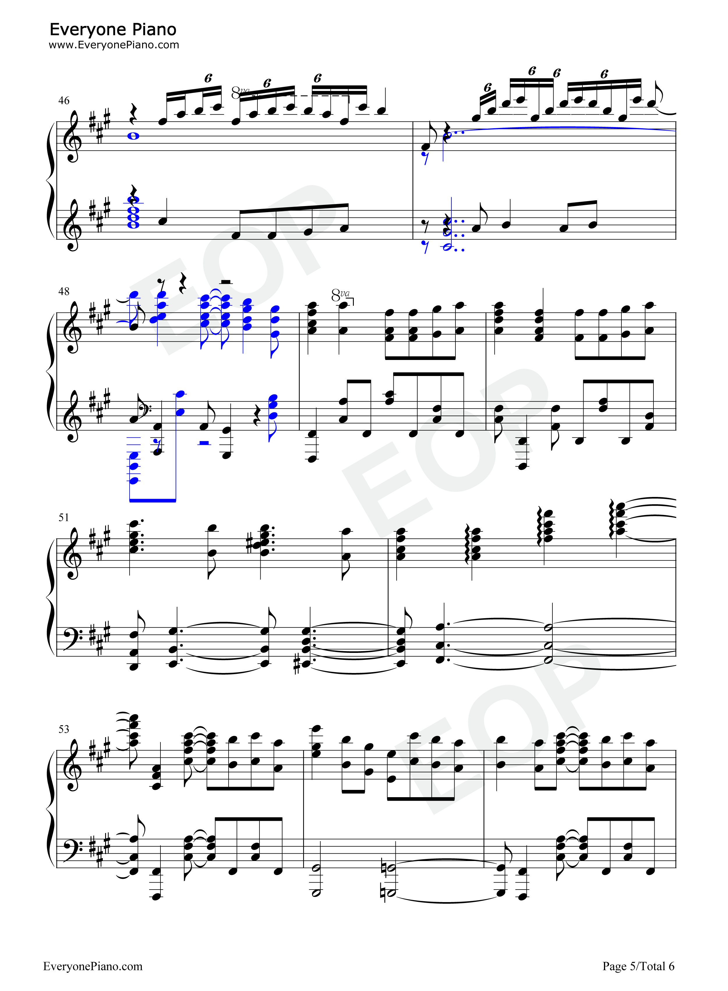 永遠のAria钢琴谱-雨宫天5