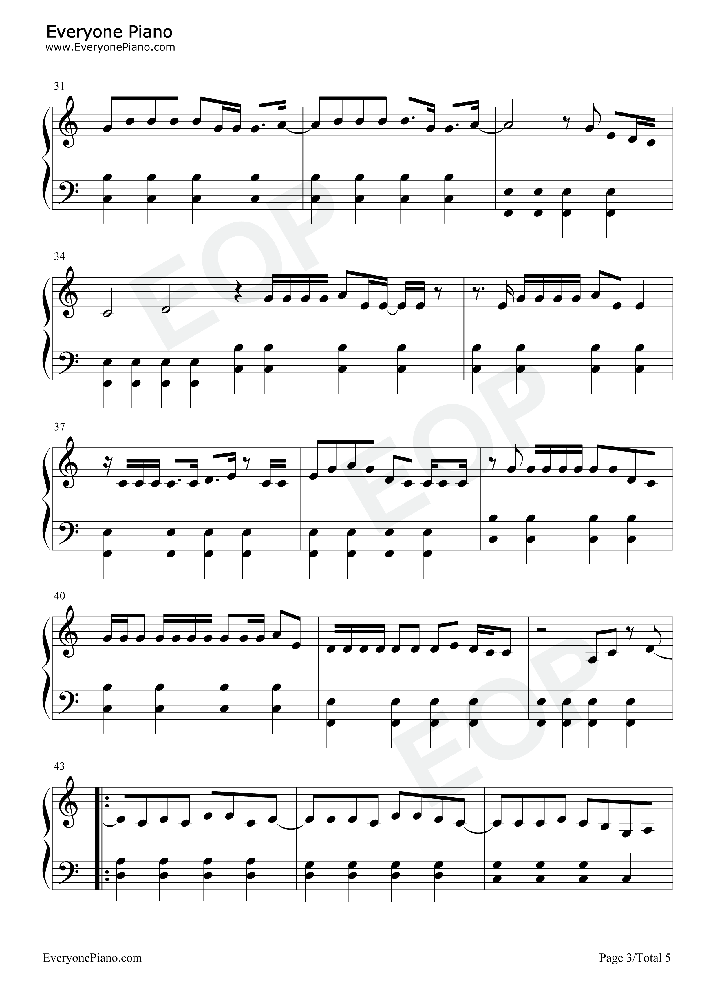 7 Summers钢琴谱-Morgan Wallen3