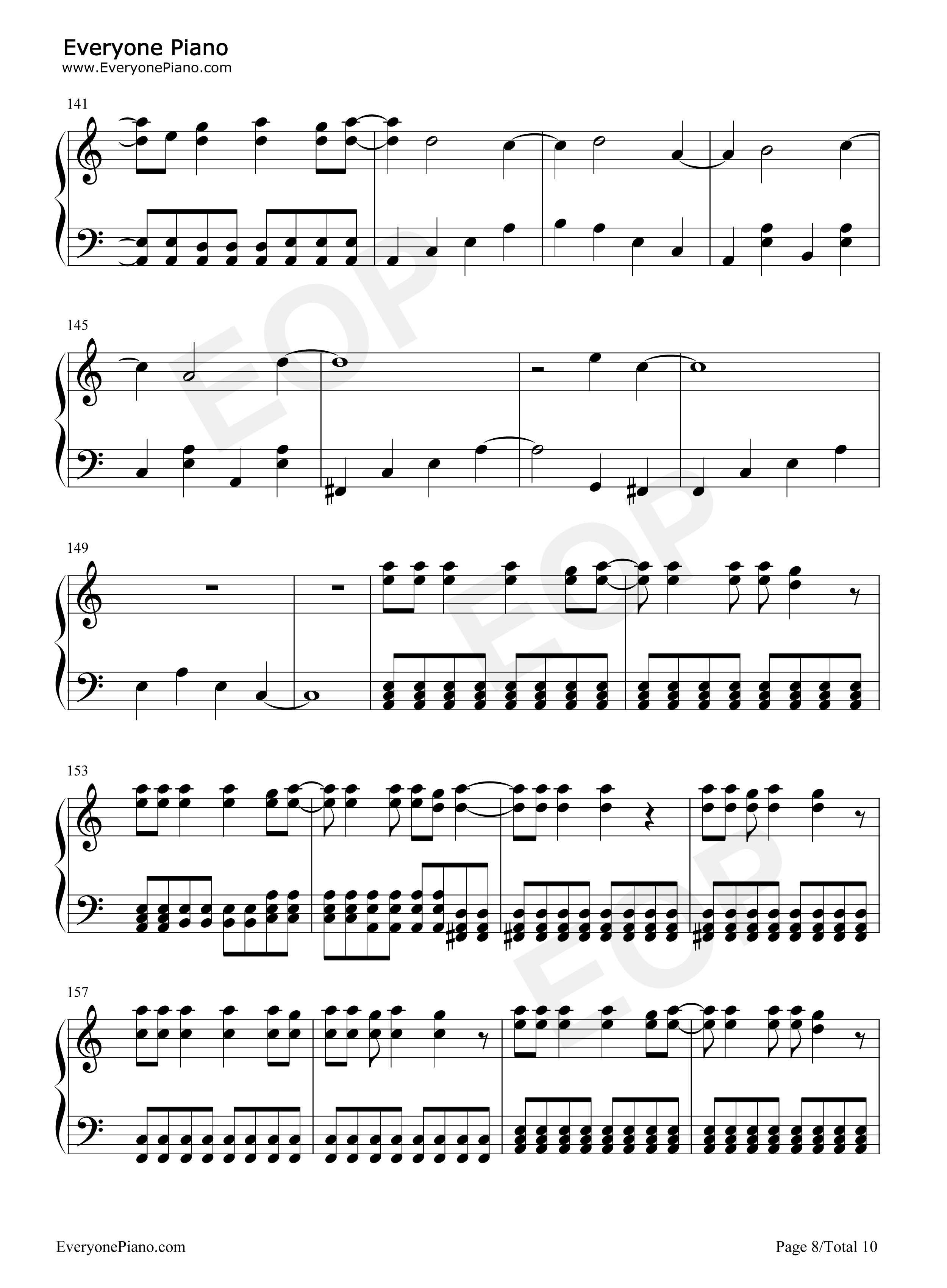 The Pretender钢琴谱-Foo Fighters8