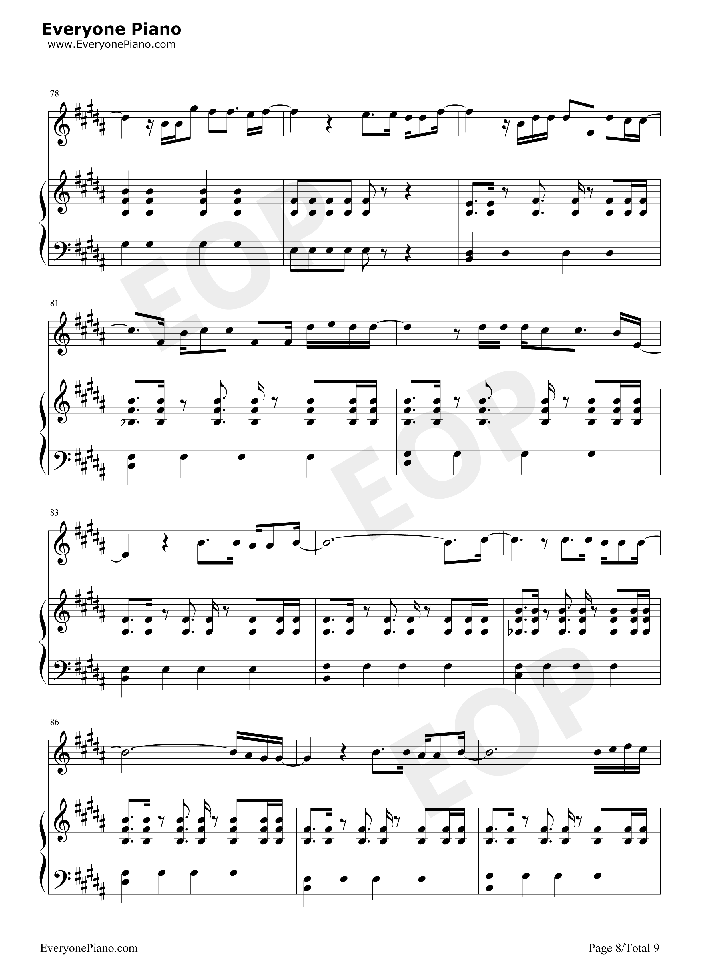 You Will Be Found钢琴谱-Benj Pasek8