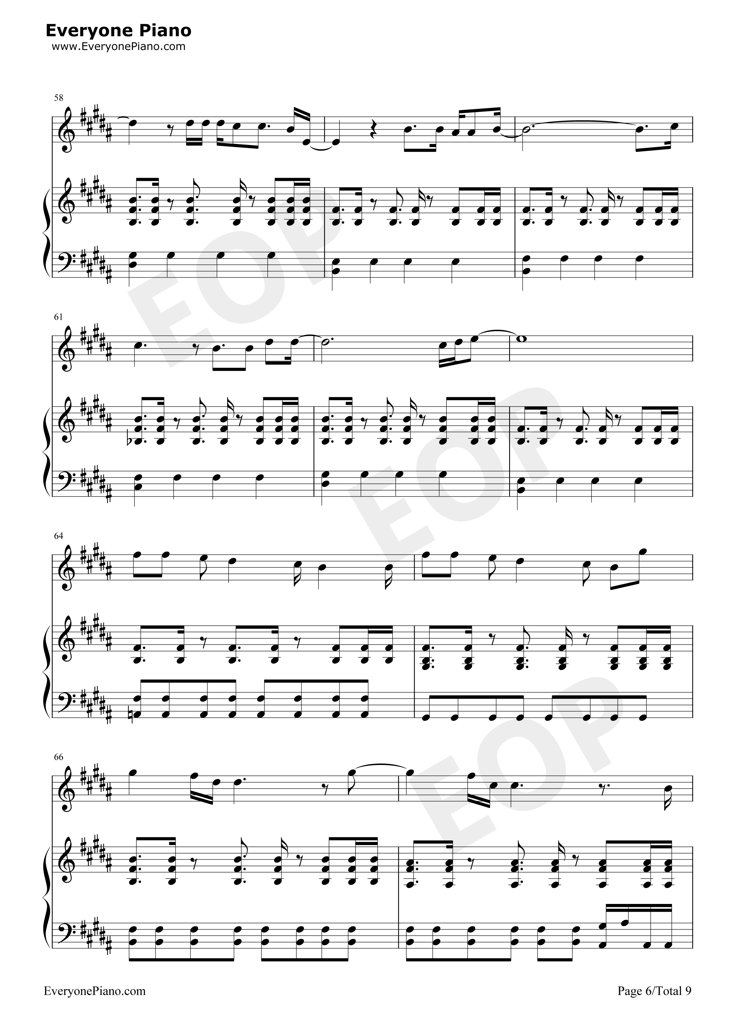 You Will Be Found钢琴谱-Benj Pasek6