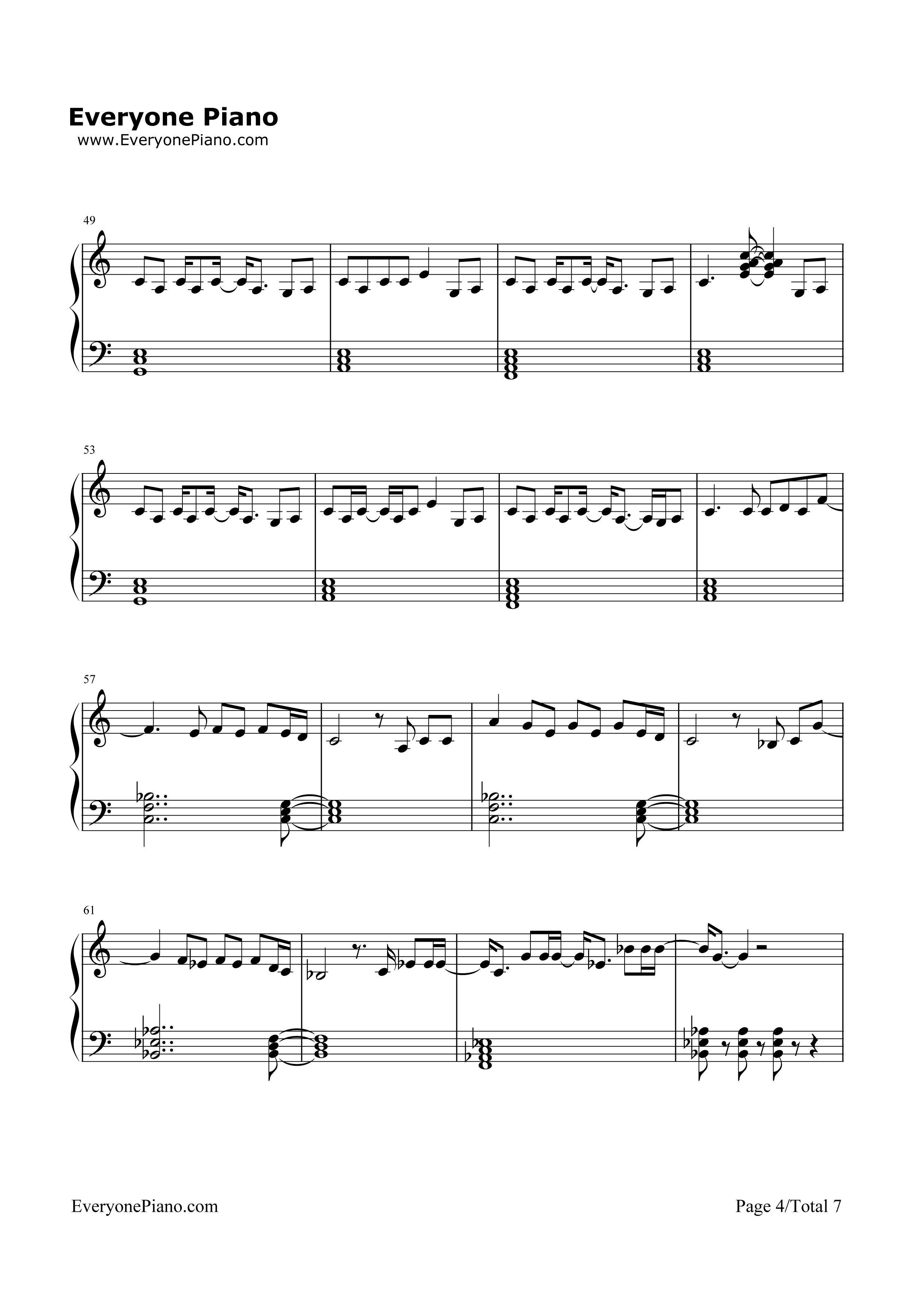Can't Stop the Feeling钢琴谱-Justin Timberlake4